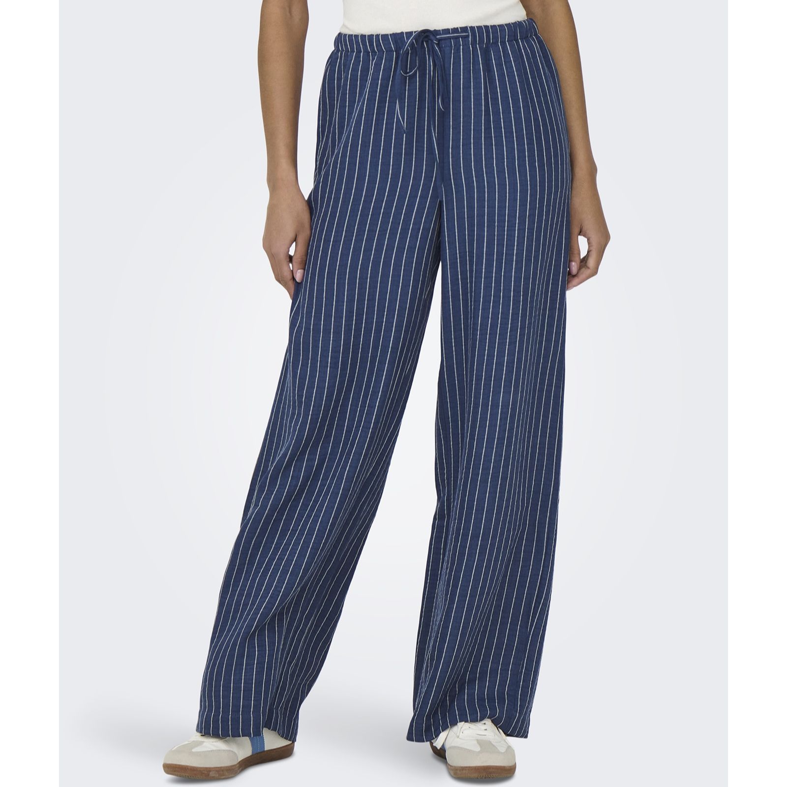 JDY Power Mid Waist Wide Leg Trousers