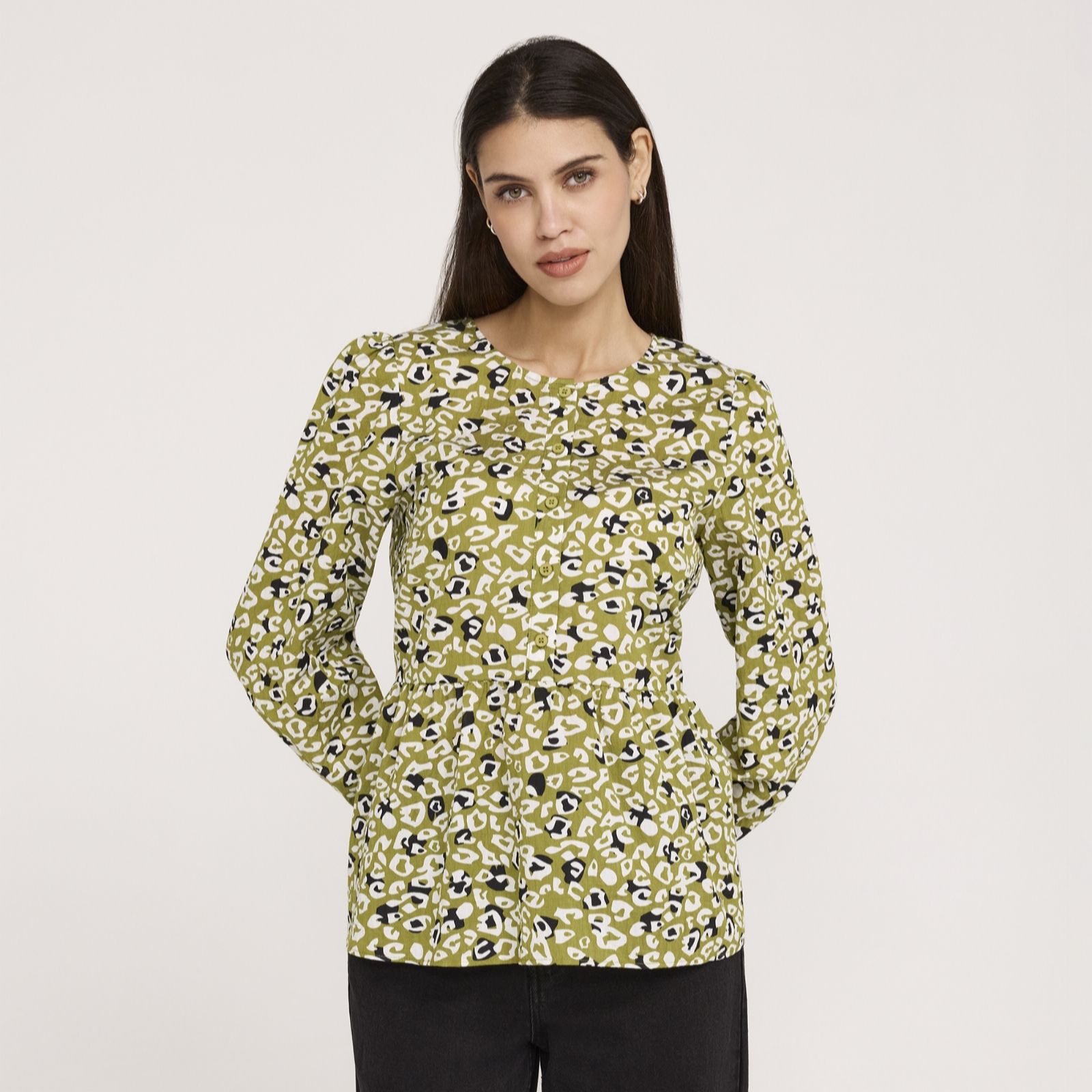 Finery Bel Printed Cotton Top