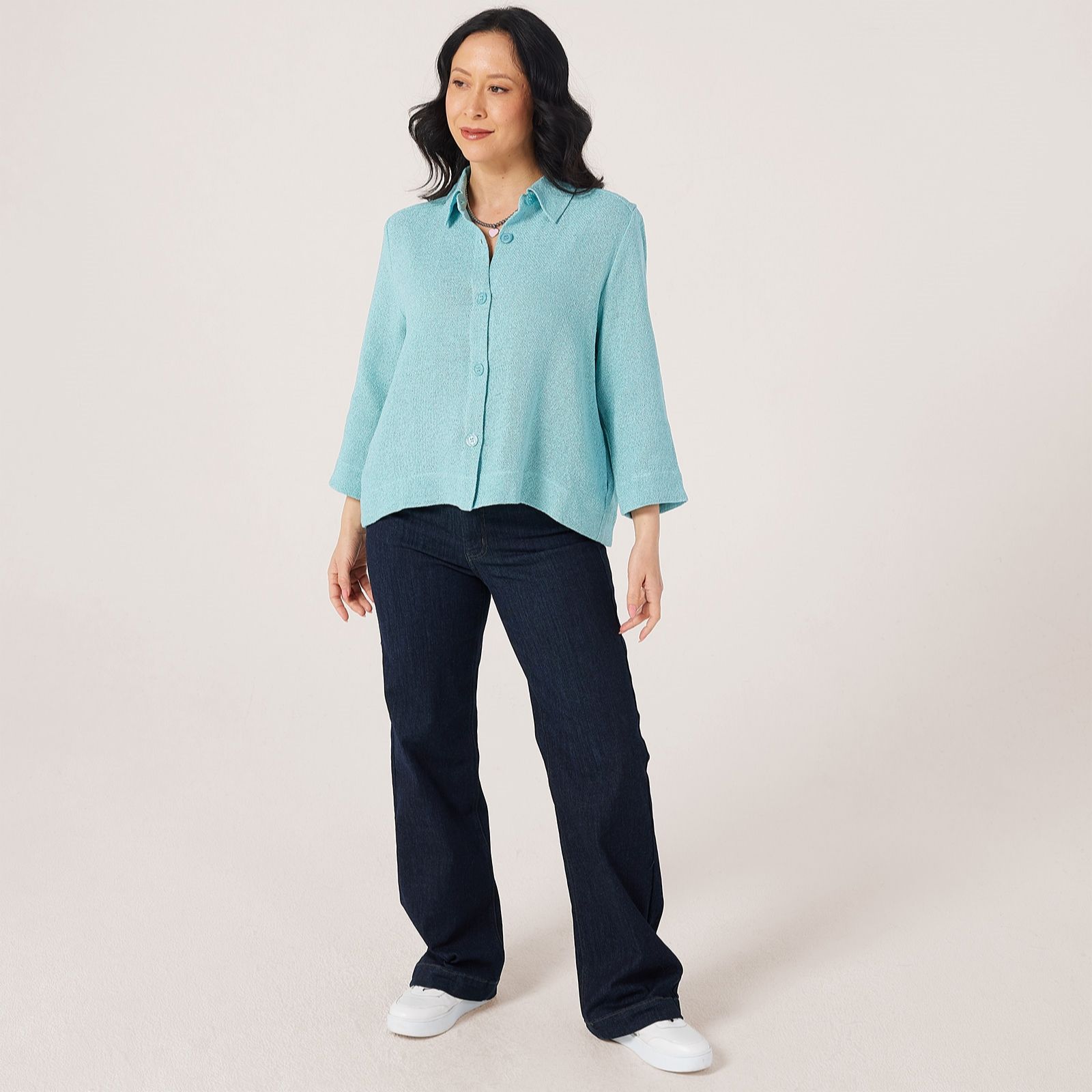 Masai Copenhagen Jidakao Cotton Viscose Blend Light Knit Jacket with Pockets