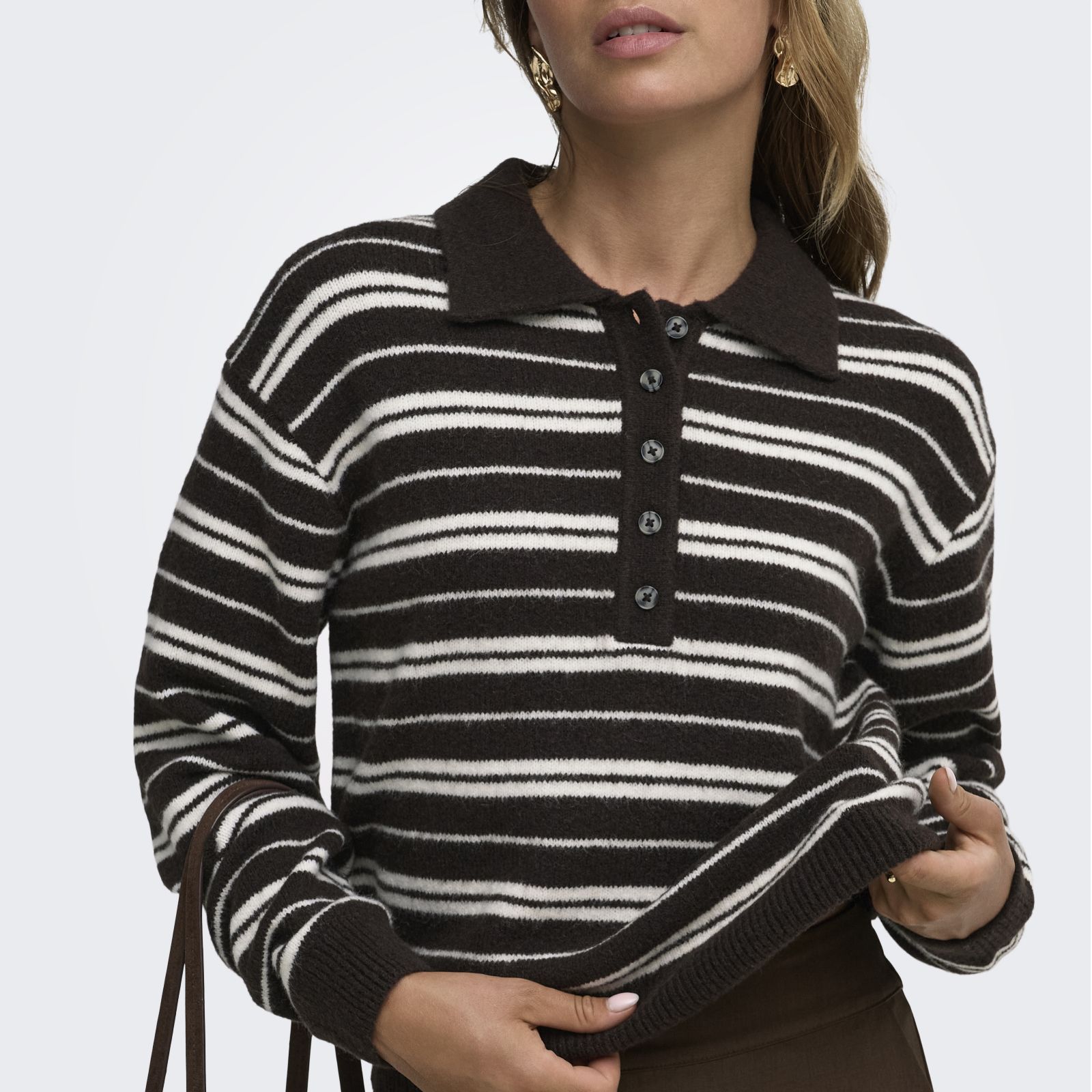 JDY Chloe Knitted Polo Top