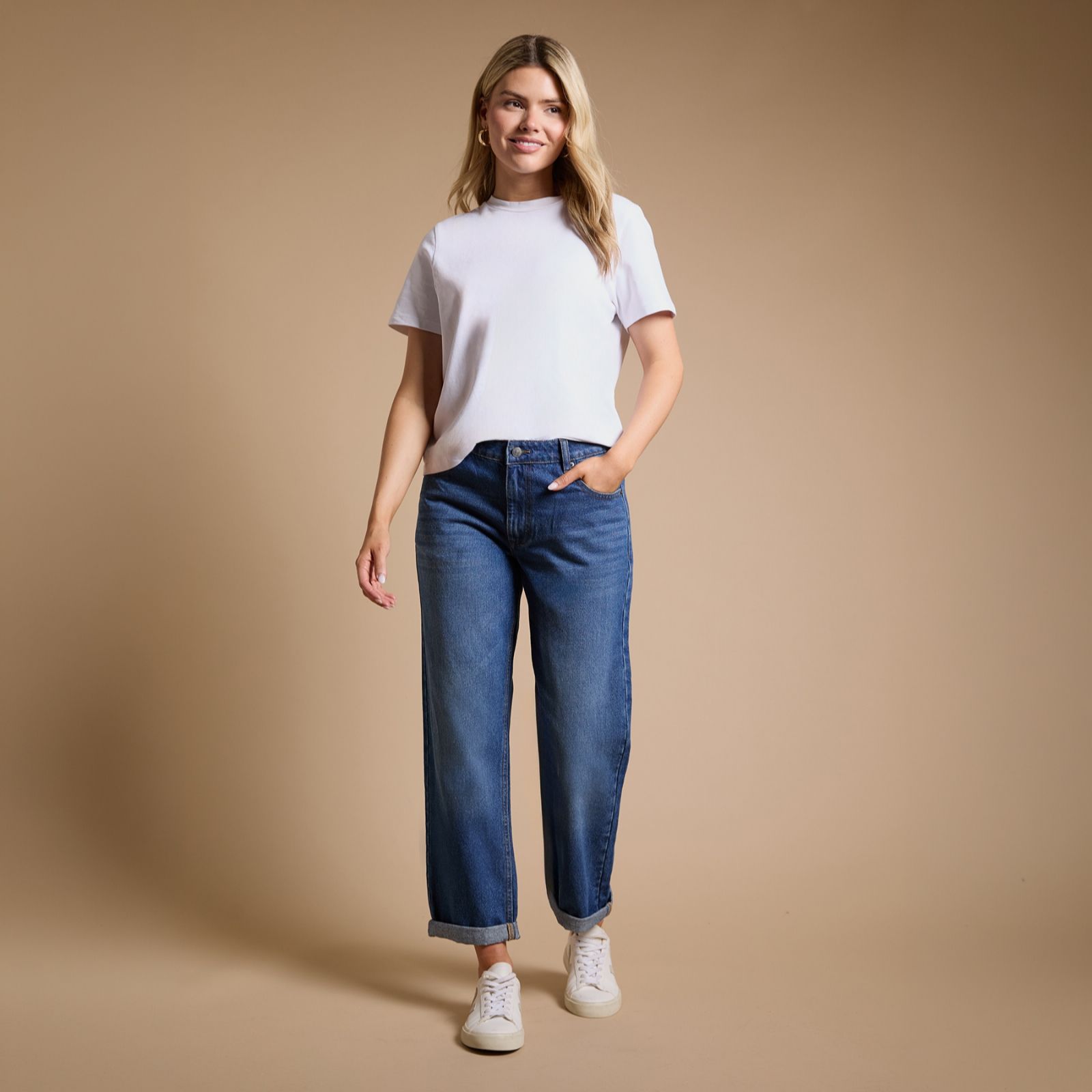 Dorothy Perkins Turn Up Ankle Grazer Jean