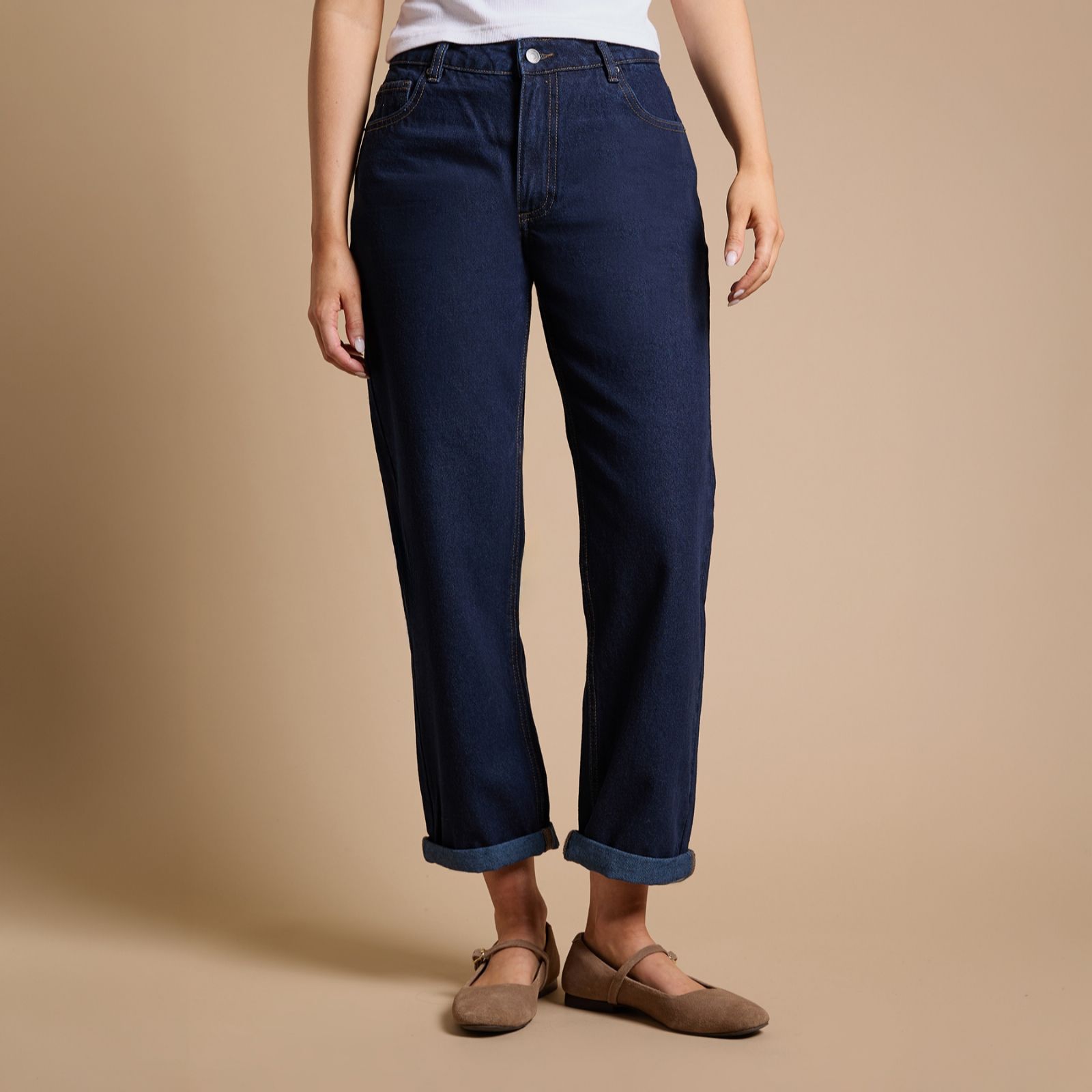Dorothy Perkins Turn Up Ankle Grazer Jean
