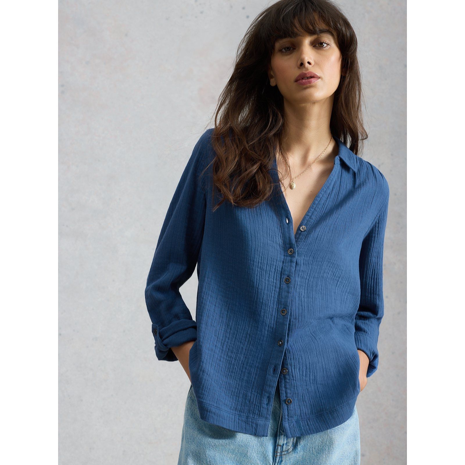 White Stuff Annie Double Cloth Shirt