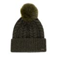 Weird Fish Allerton Cable Knit Bobble Hat