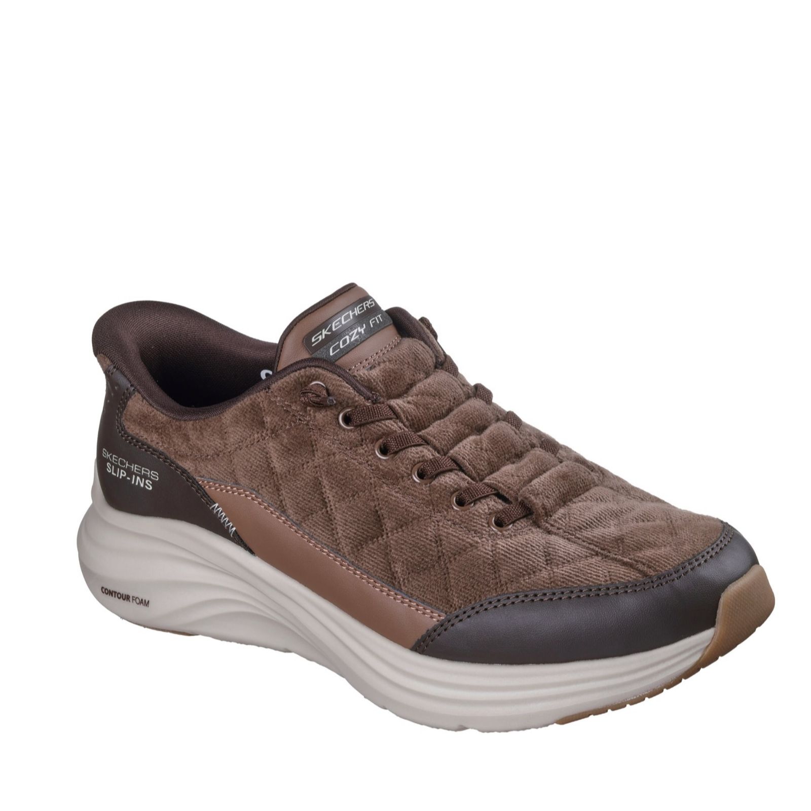 Skechers Men's Contour Foam-Cordelux Slip-Ins Trainers