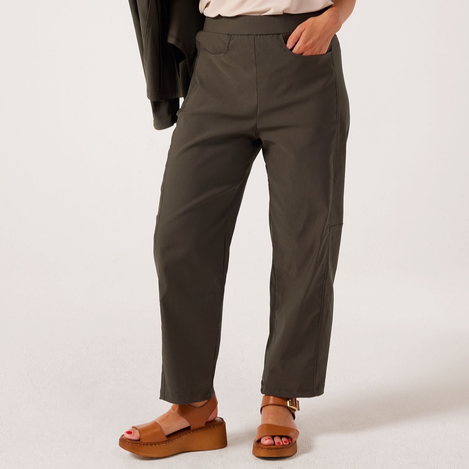 Kim & Co Soft Millenium Barrel Petite Trousers