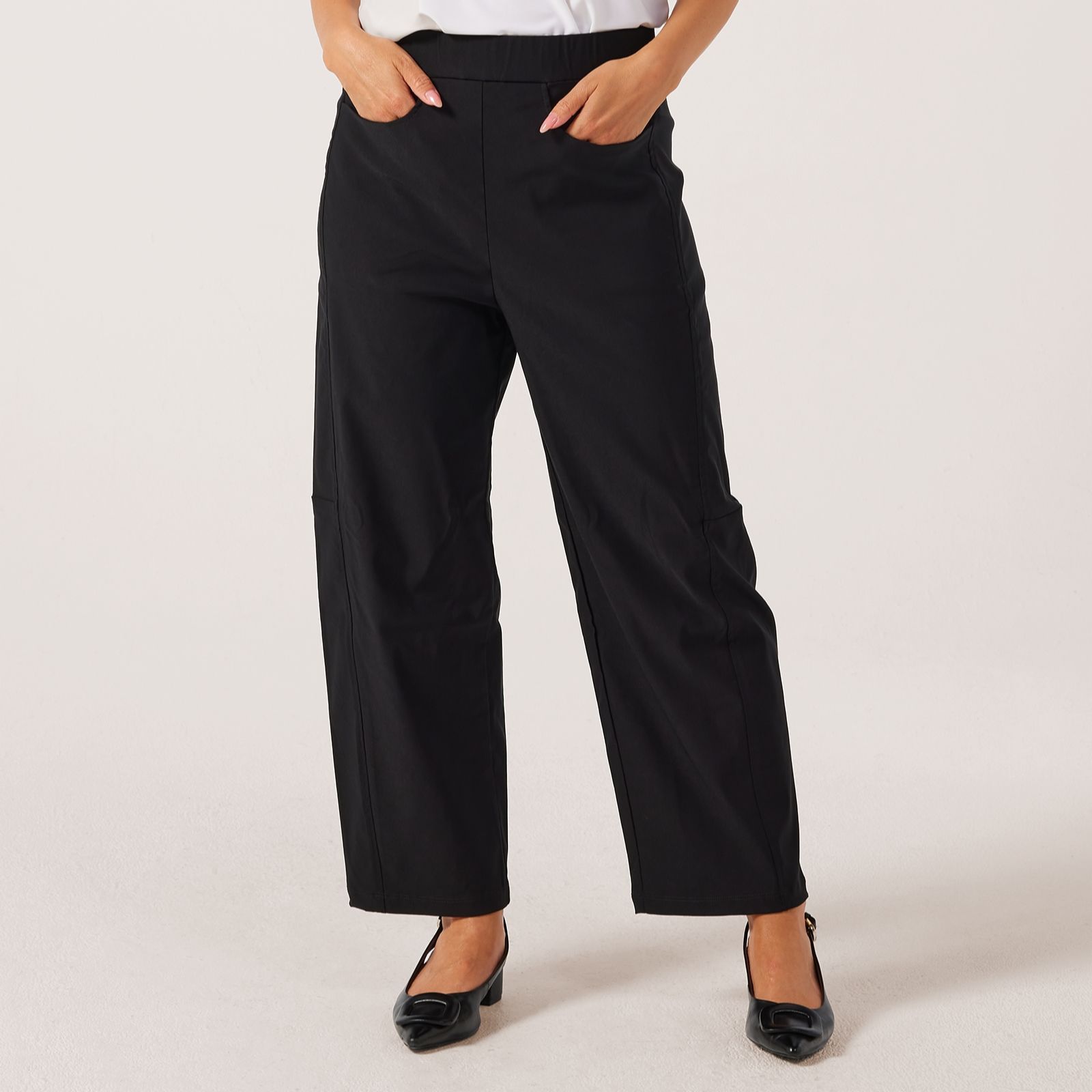Kim & Co Soft Millenium Barrel Petite Trousers