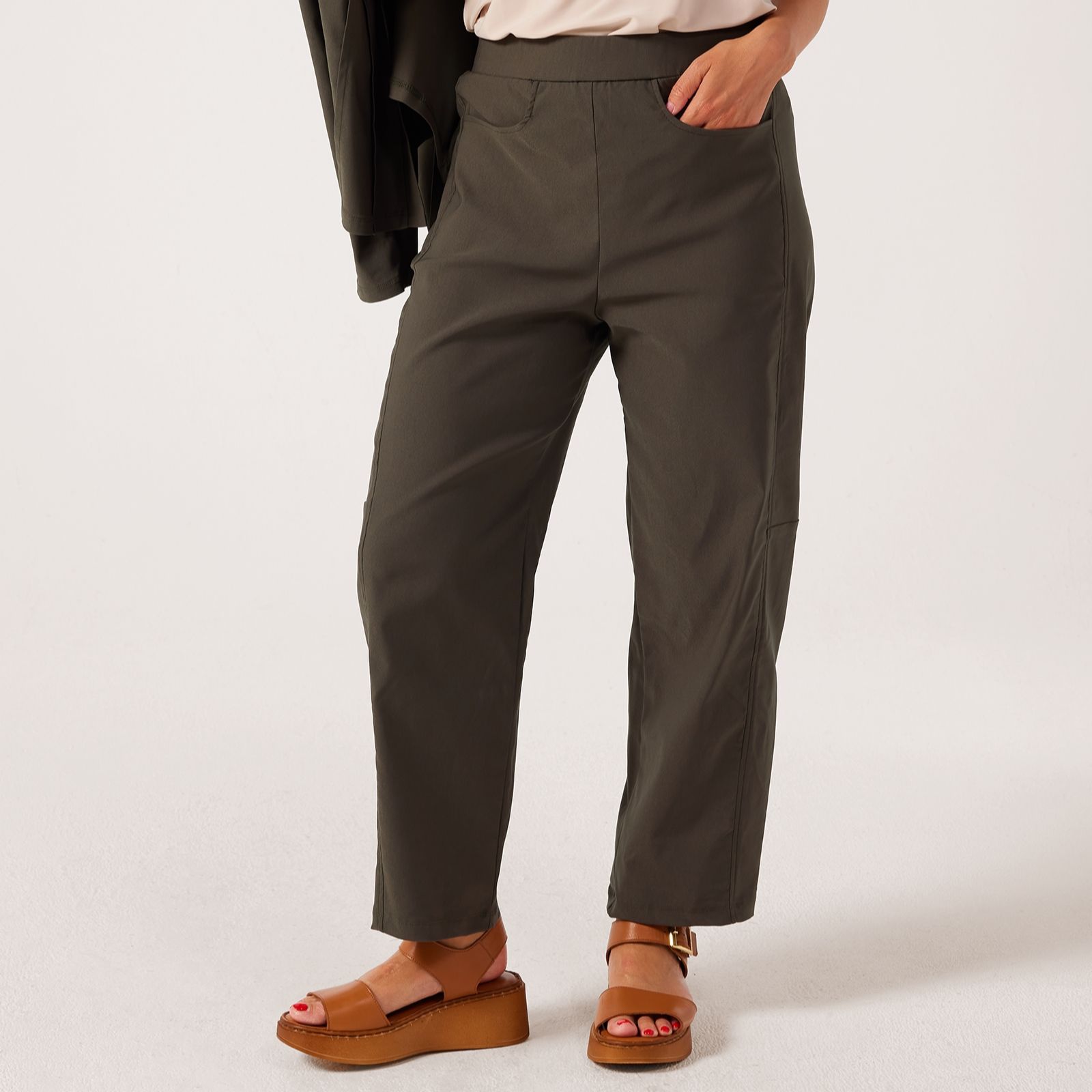 Kim & Co Soft Millenium Barrel Petite Trousers