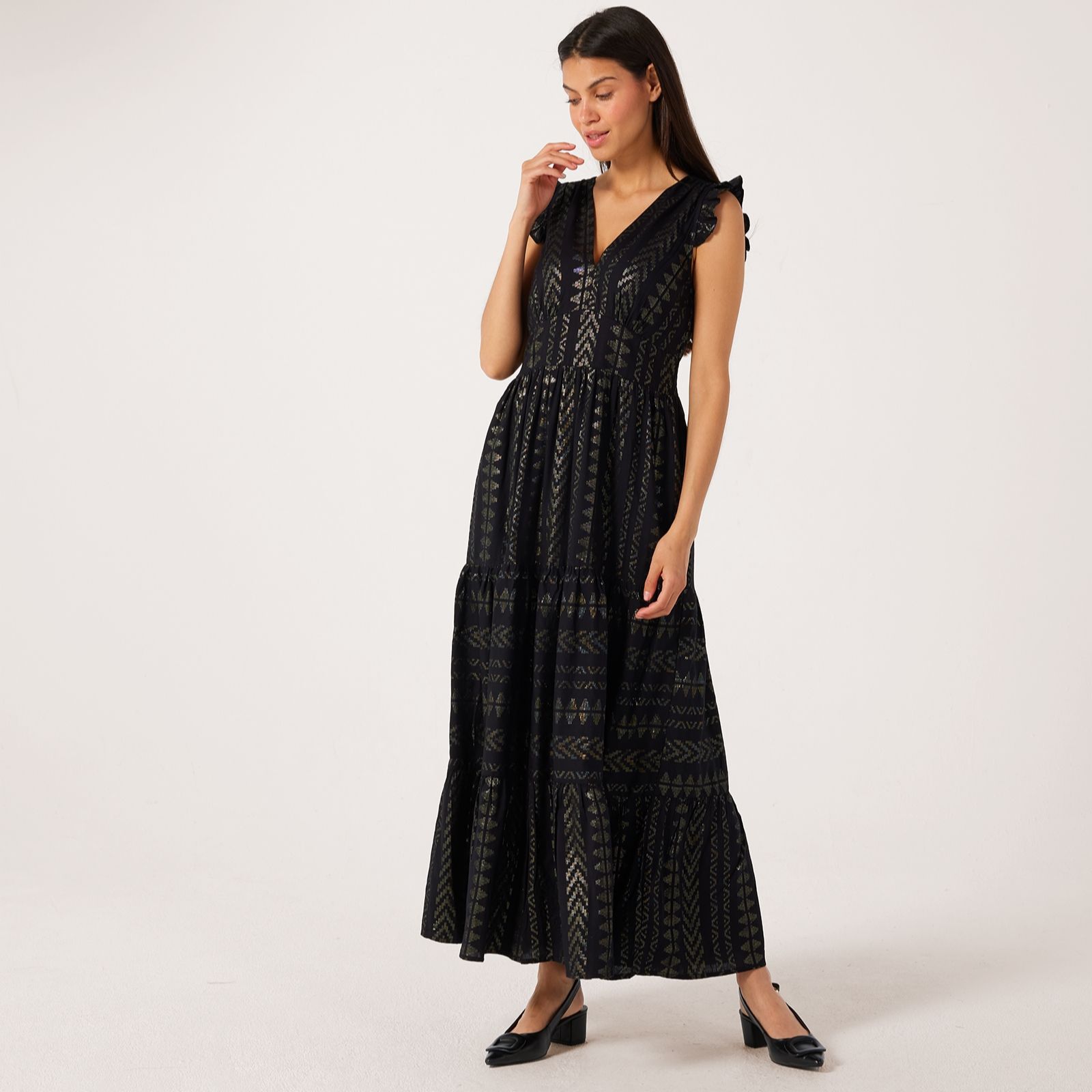 Izabel London Foil Print Dress
