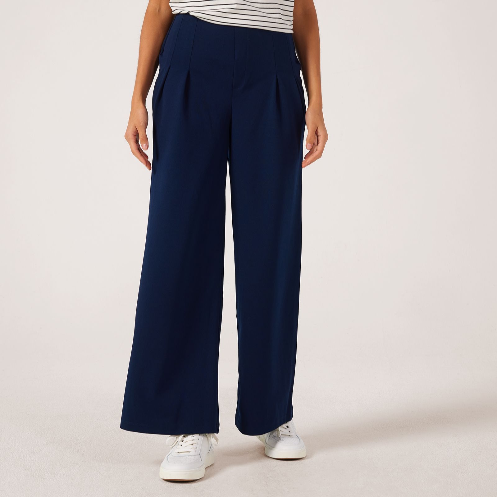Nina Leonard Wide Leg Trousers