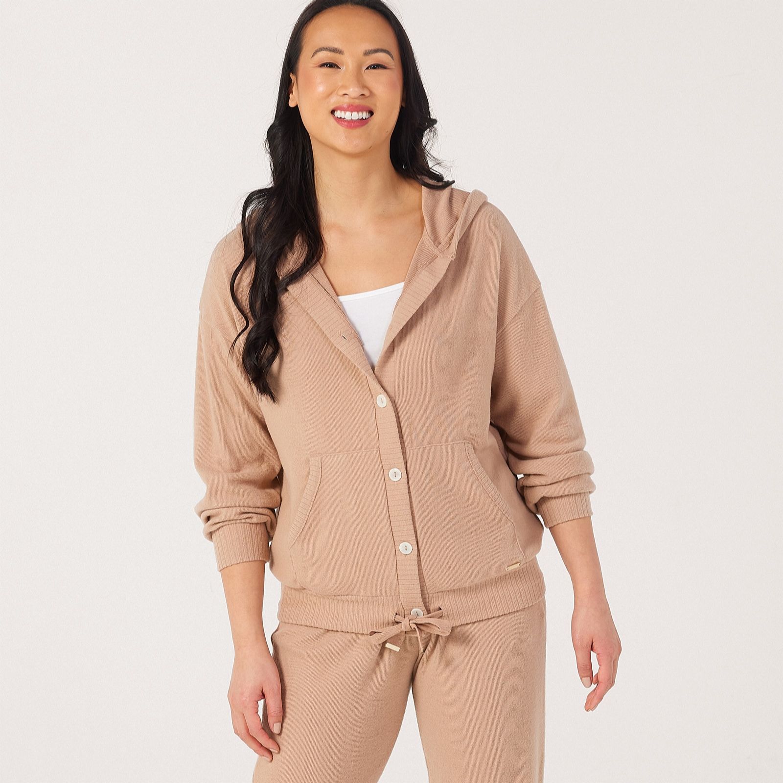 Cozee Home Lounge Knitted Hoodie