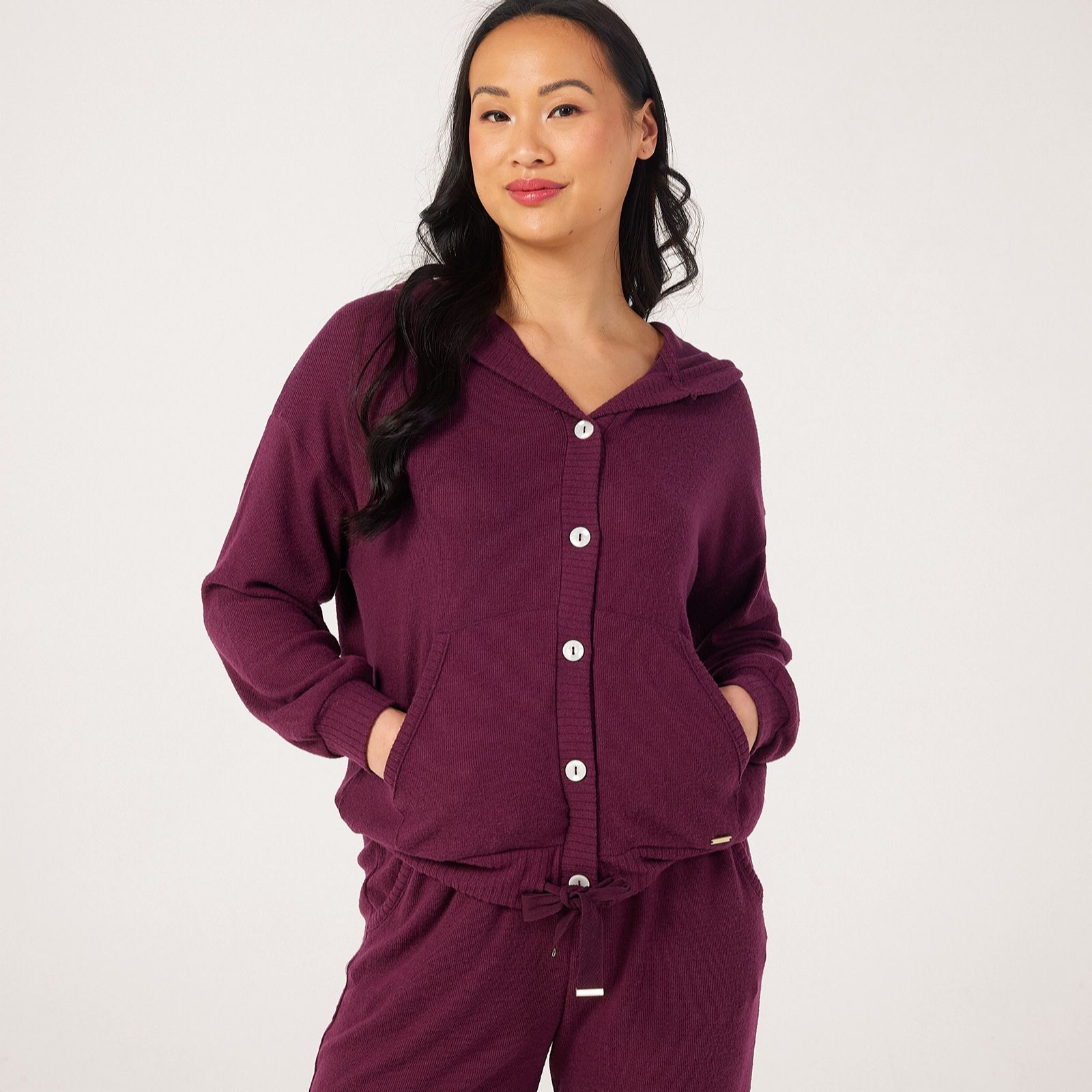 Cozee Home Lounge Knitted Hoodie