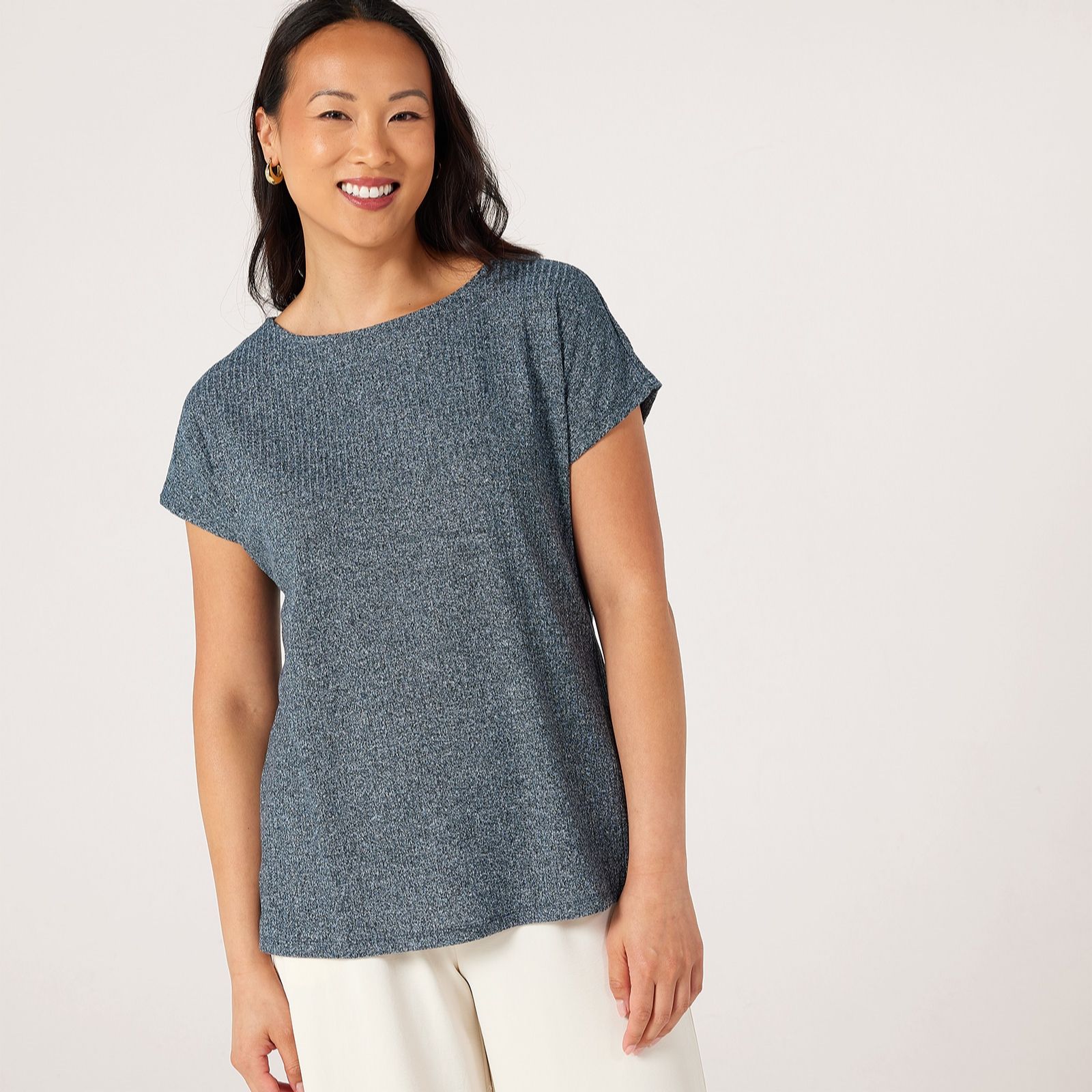 Denim & Co. Snit Dolman Top