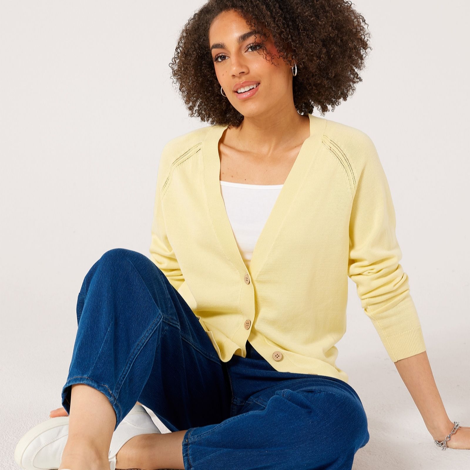 Denim & Co Summer Light Cardigan