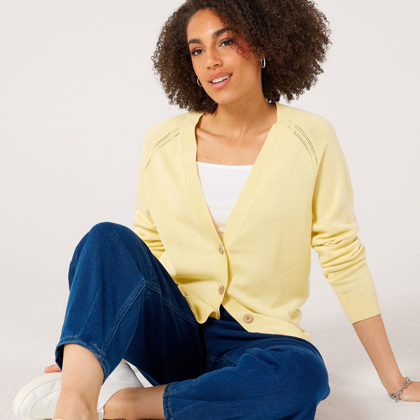 Denim & Co Summer Light Cardigan