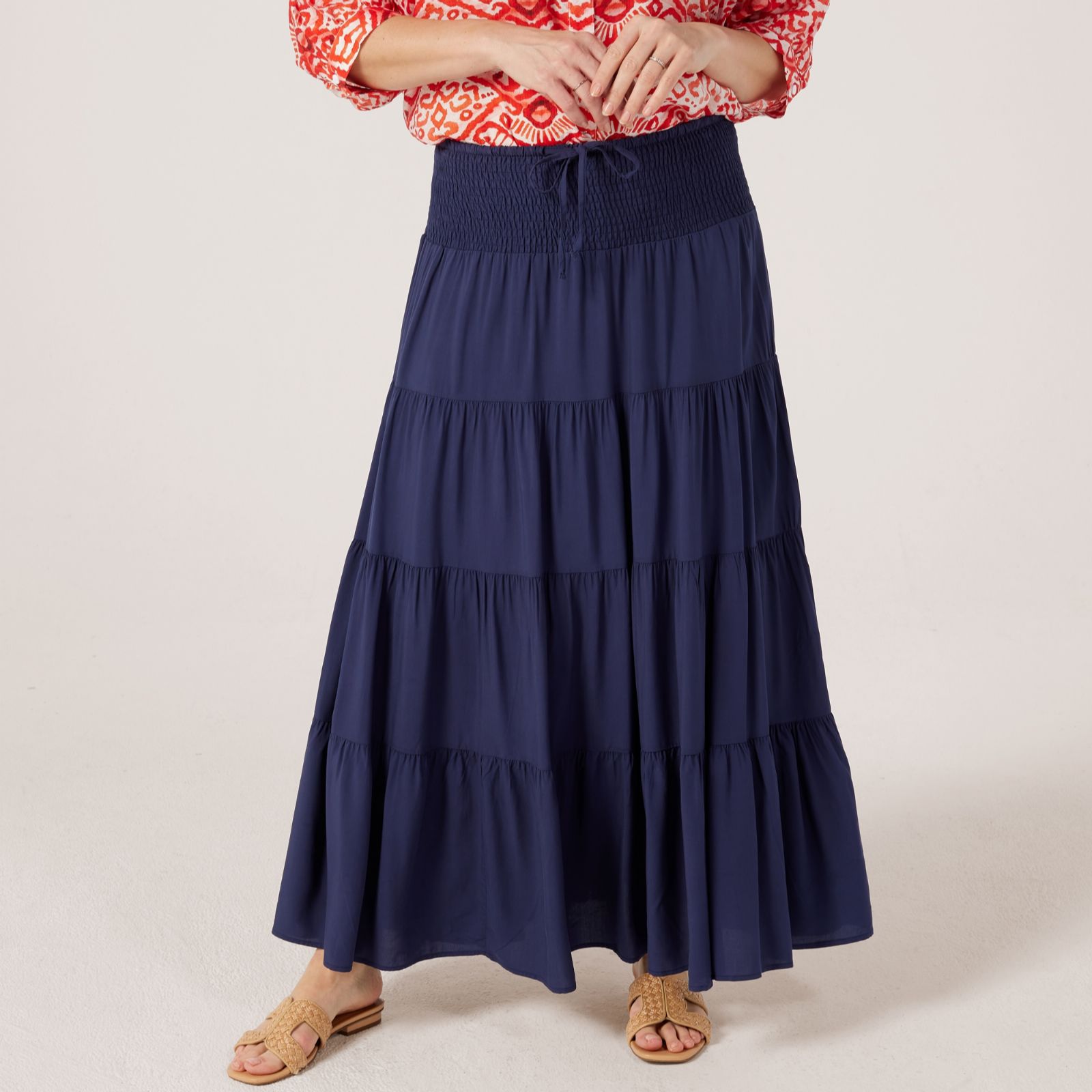 Izabel London Tiered Skirt