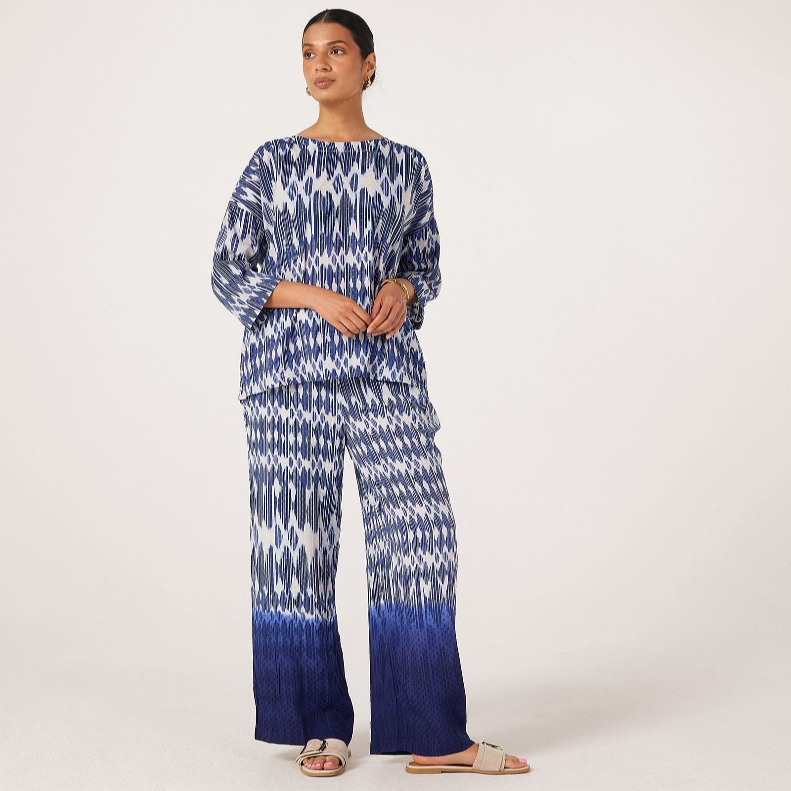 Masai Copenhagen Psamathe 100% Viscose Printed Trouser