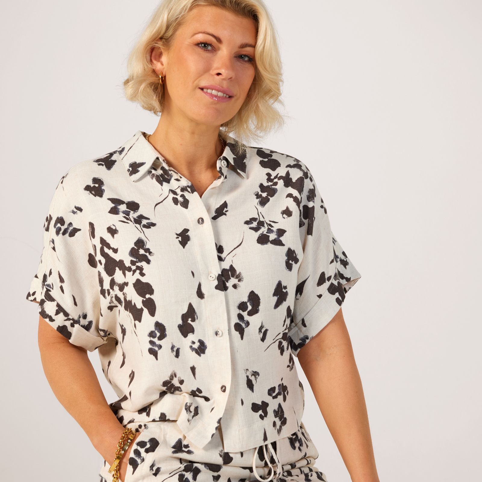 Selected Femme Short Sleeve Shirt - QVC UK