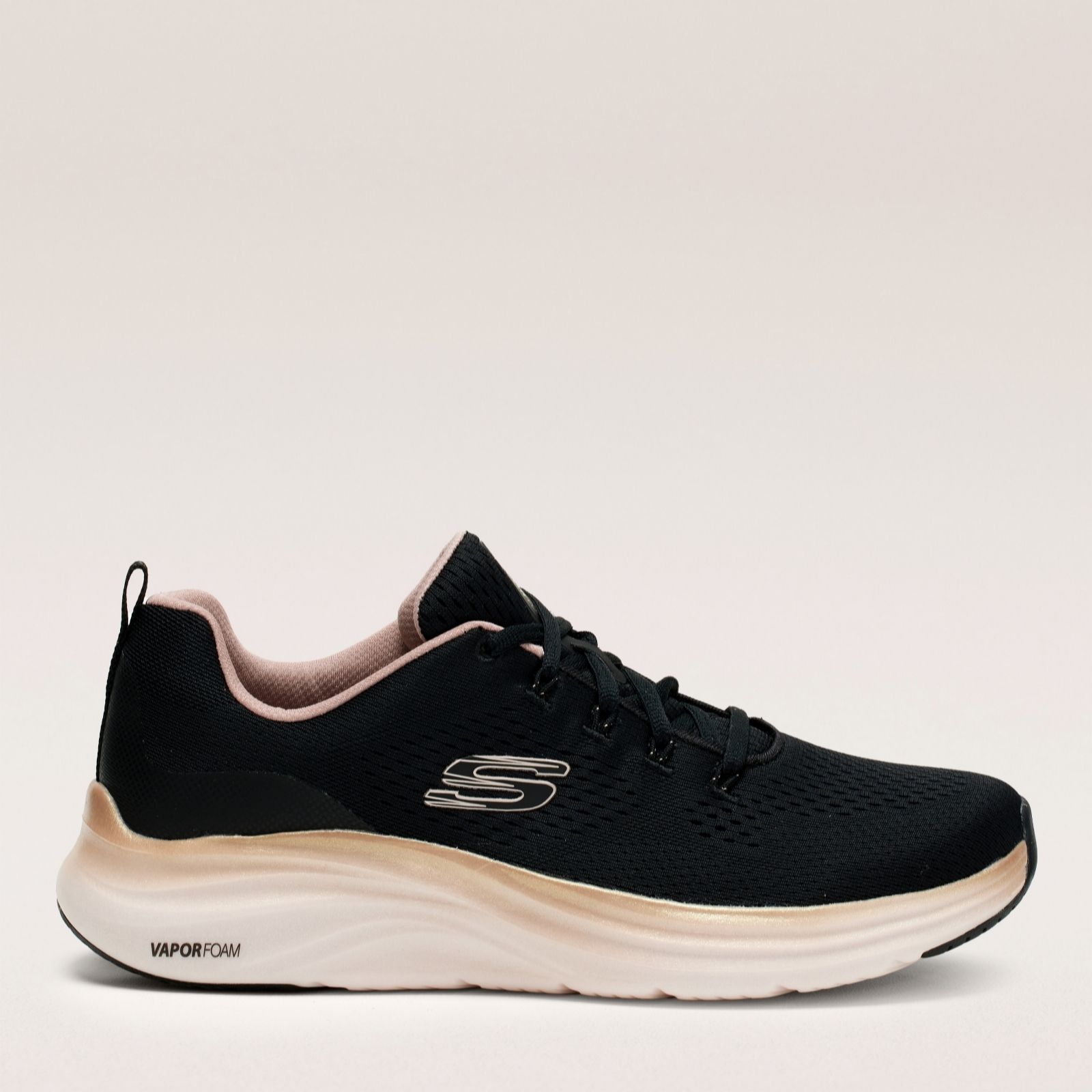 Outlet Skechers Vapor Foam Midnight Glimmer Lace Up Trainer