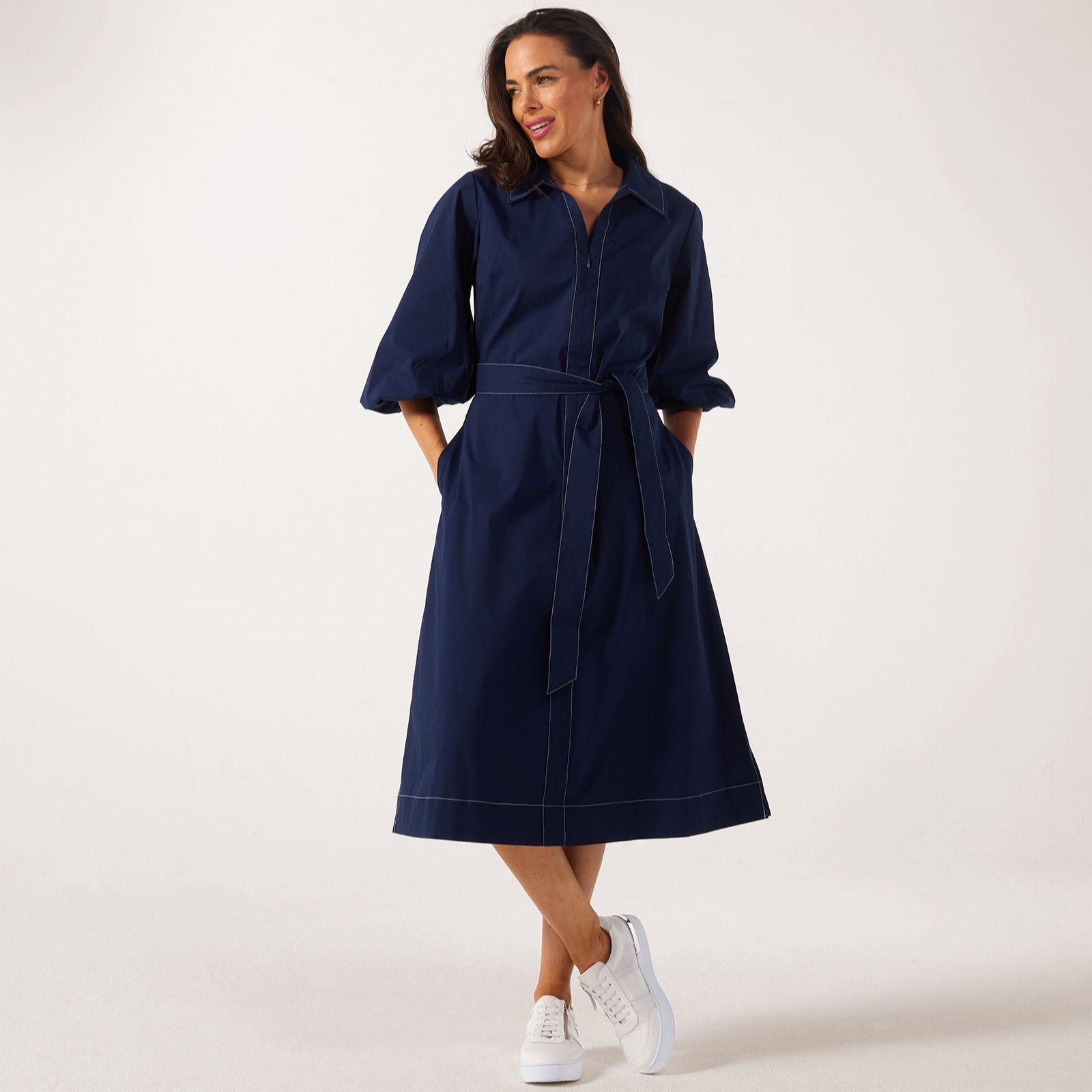 Ruth Langsford Contrast Stitch Dress Petite