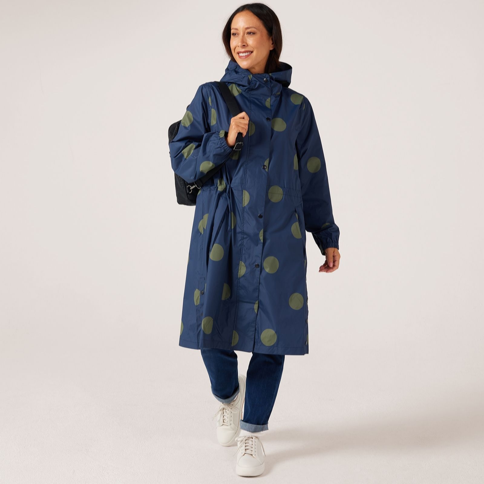 Masai Copenhagen Terenna Printed Water Resistant Rain Coat