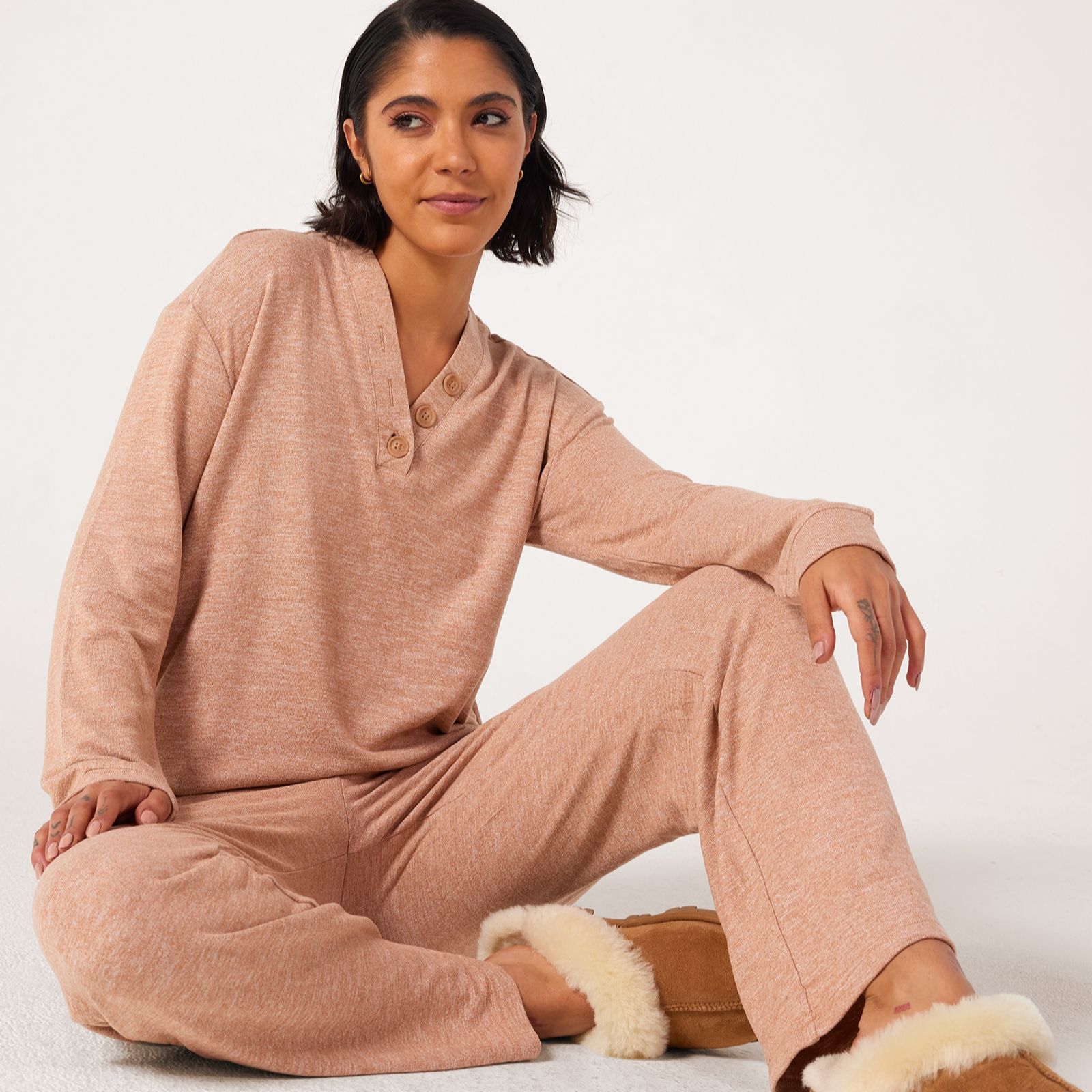 Carole Hochman Sweater Knit Lounge Set