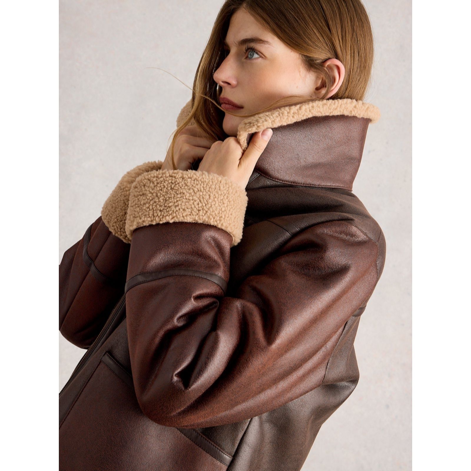 White Stuff Serena Aviator Jacket