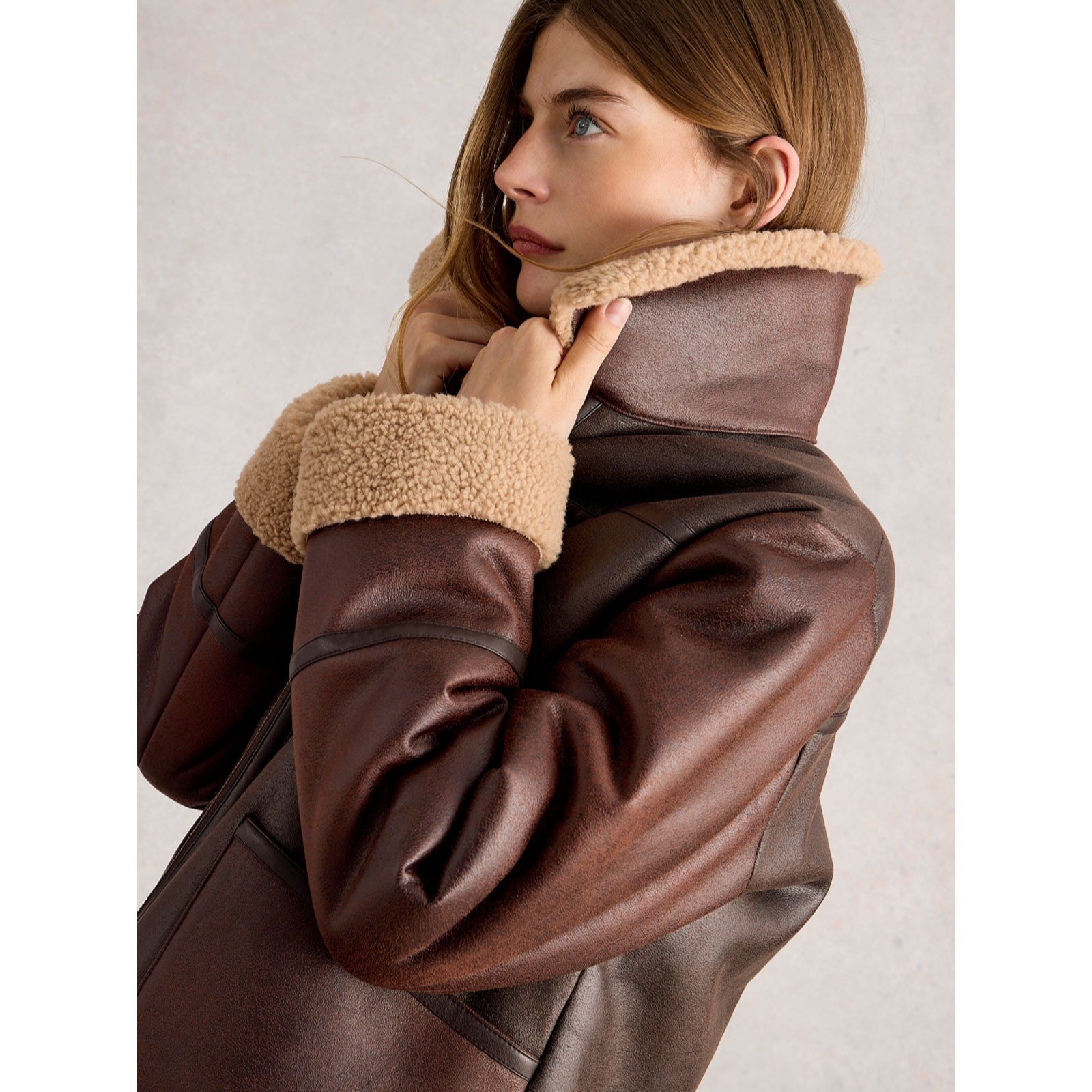 White Stuff Serena Aviator Jacket