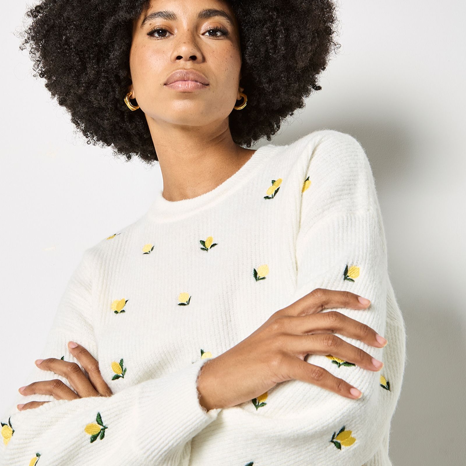 Apricot Lemons Conversational Jumper