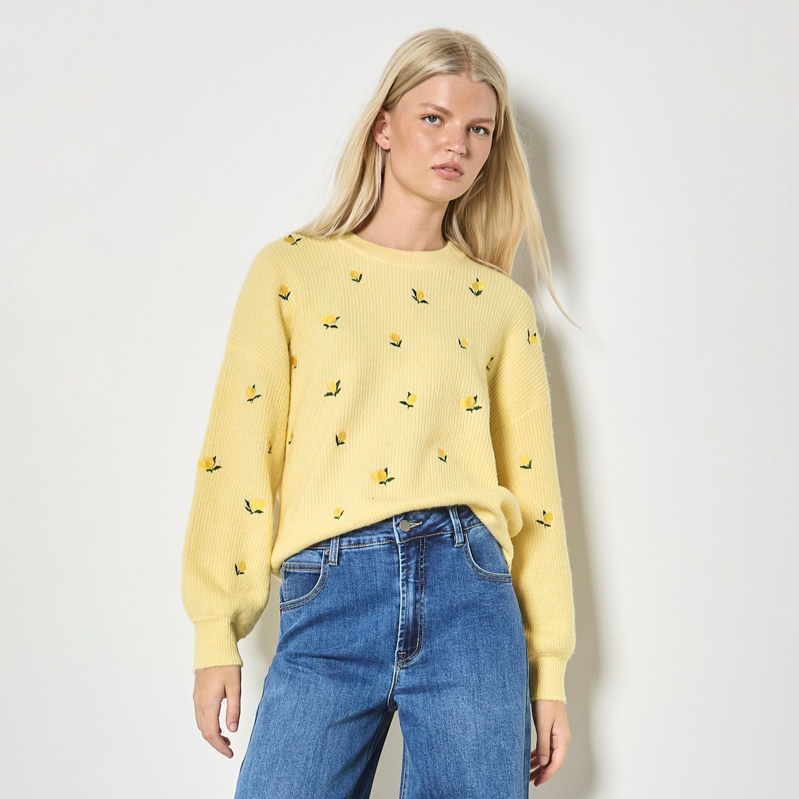 Apricot Lemons Conversational Jumper