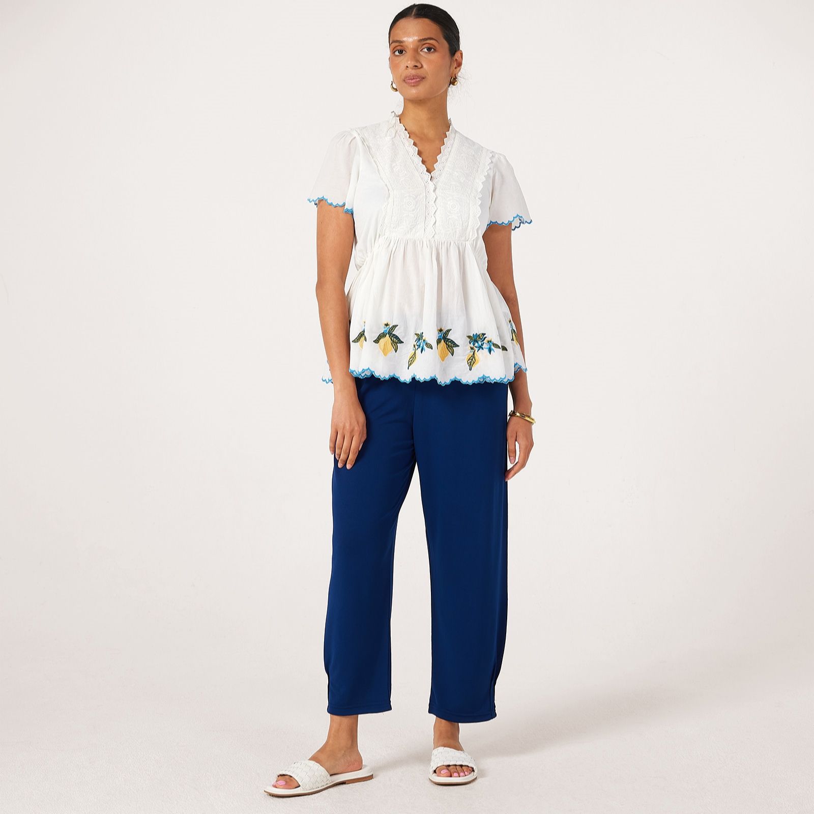 Masai Copenhagen Patti Jersey Crepe Solid Trouser