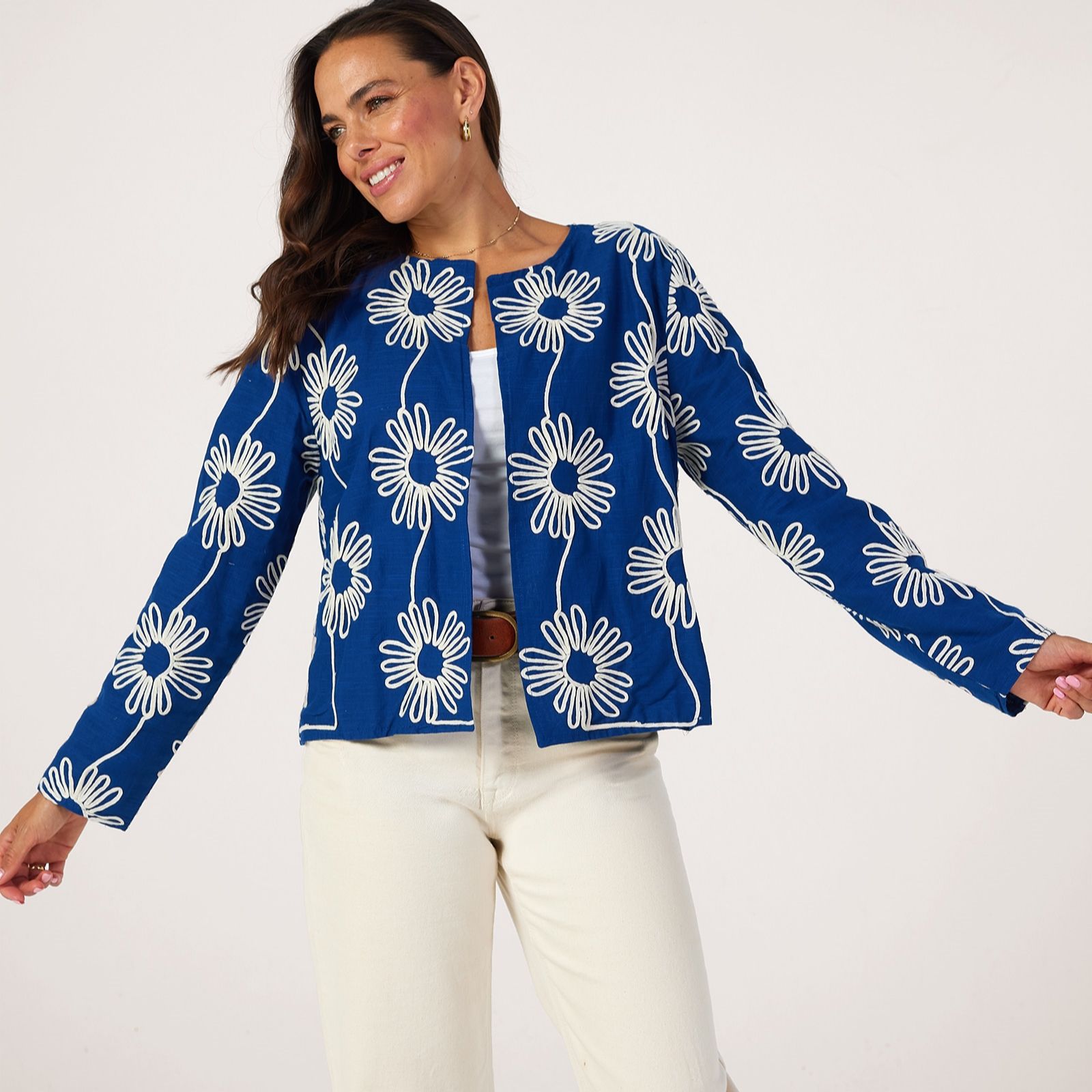 Izabel London Edge to Edge Cornelli Jacket