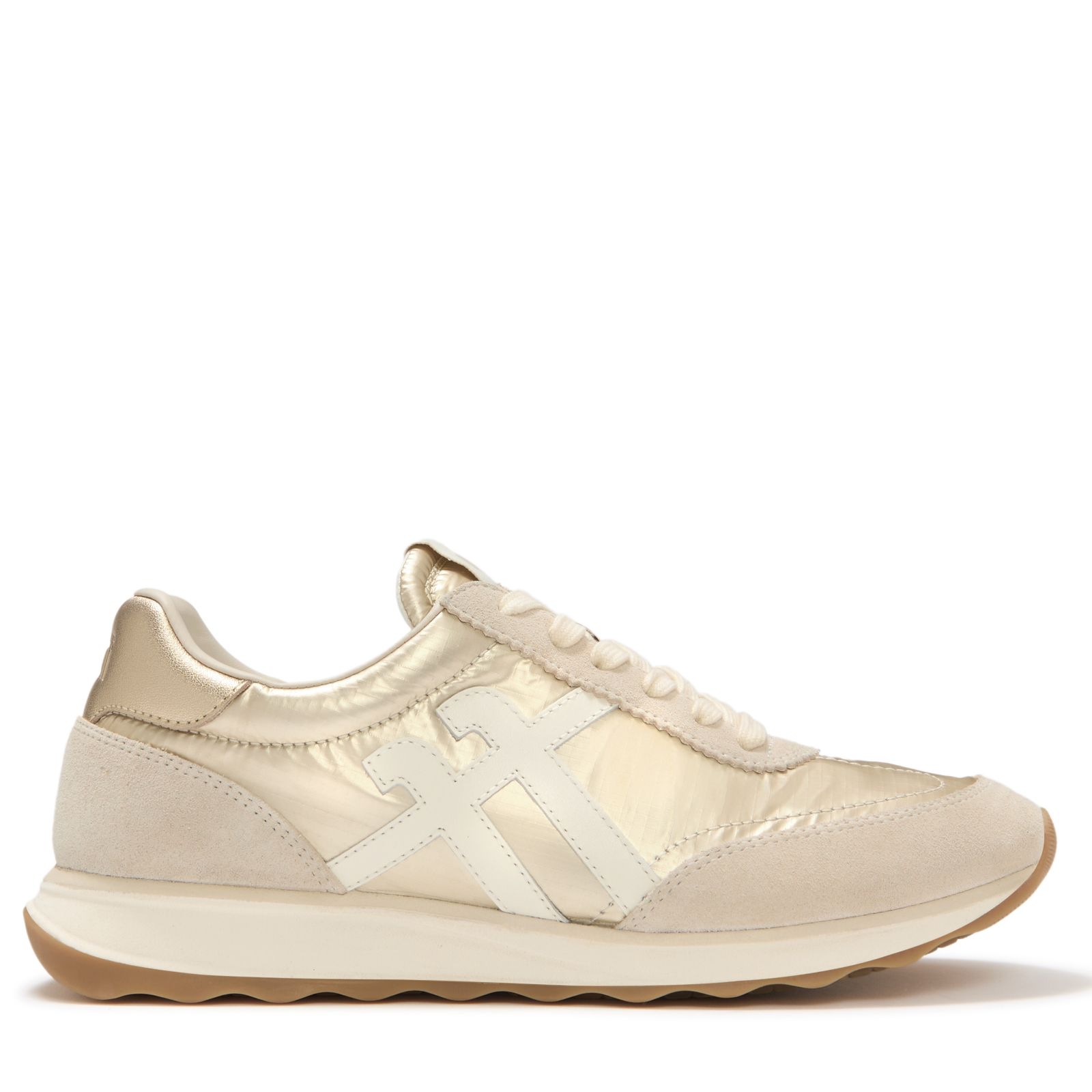 Outlet Fitflop Retro-Q FF Fabric/ Suede Sneakers