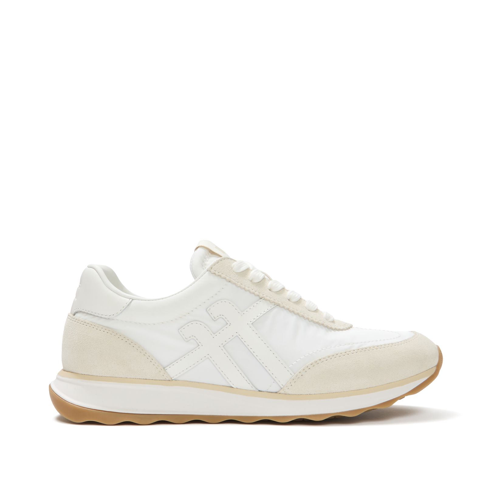 Outlet Fitflop Retro-Q FF Fabric/ Suede Sneakers