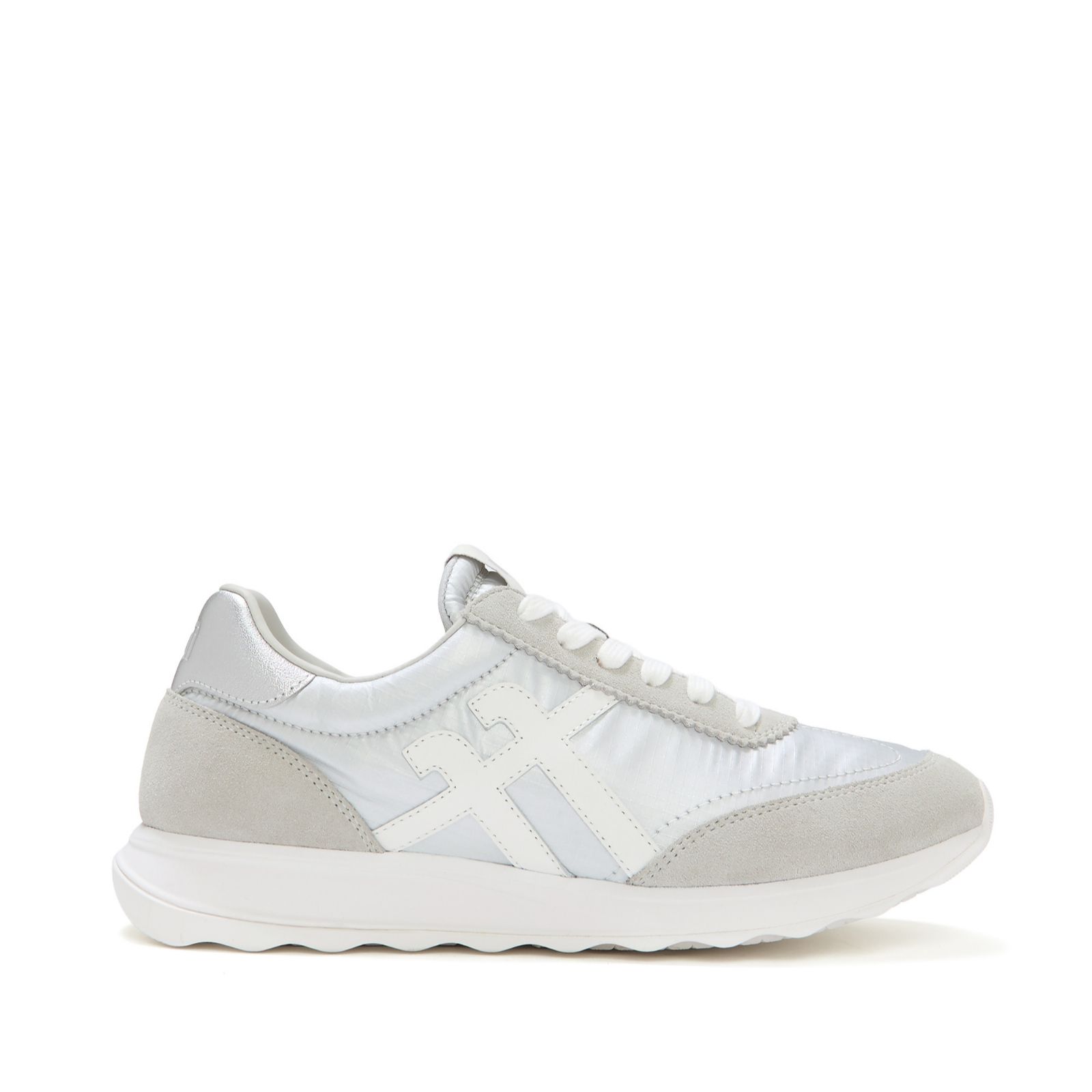 Outlet Fitflop Retro-Q FF Fabric/ Suede Sneakers