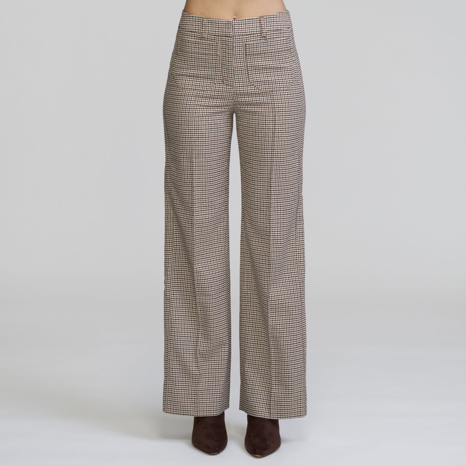 ELLE Get The Look Convertible Leg Yarn Dyed Trousers