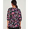 Monsoon Mandy Floral Print Shirred Jersey Top, 1 of 3
