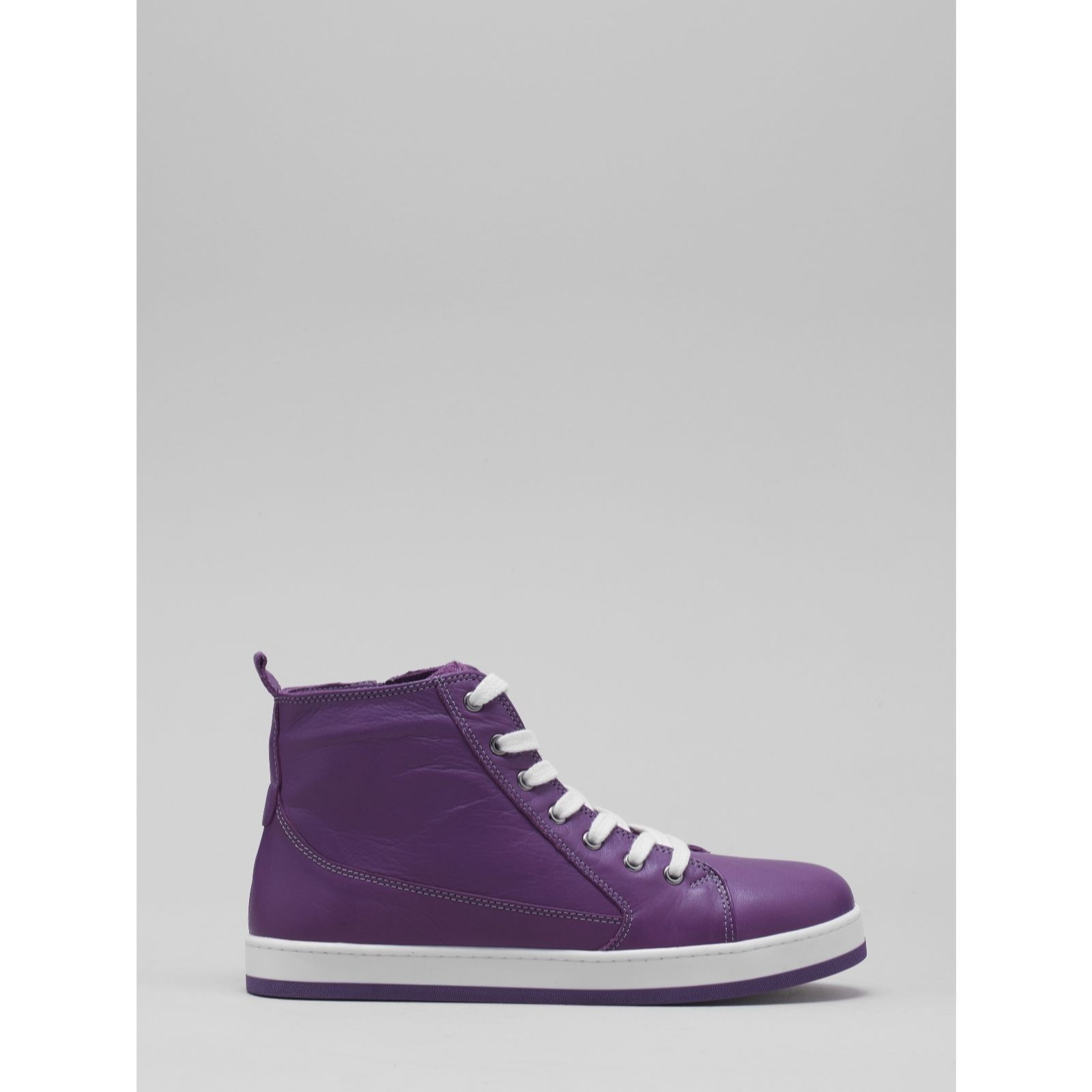 Outlet Adesso Leather High Top Trainer Boot