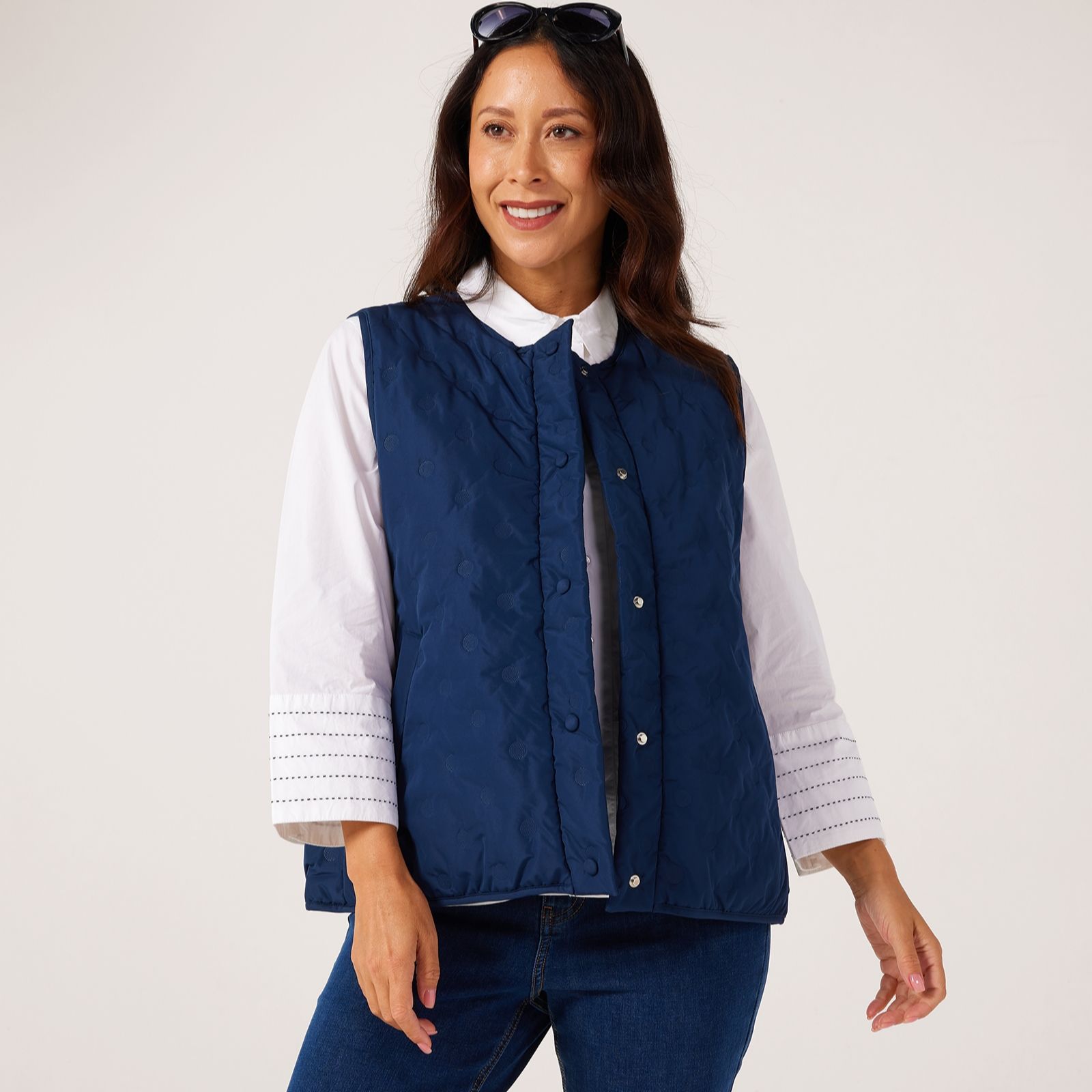 Masai Copenhagen Tutta Quilted Dot Padded Gilet