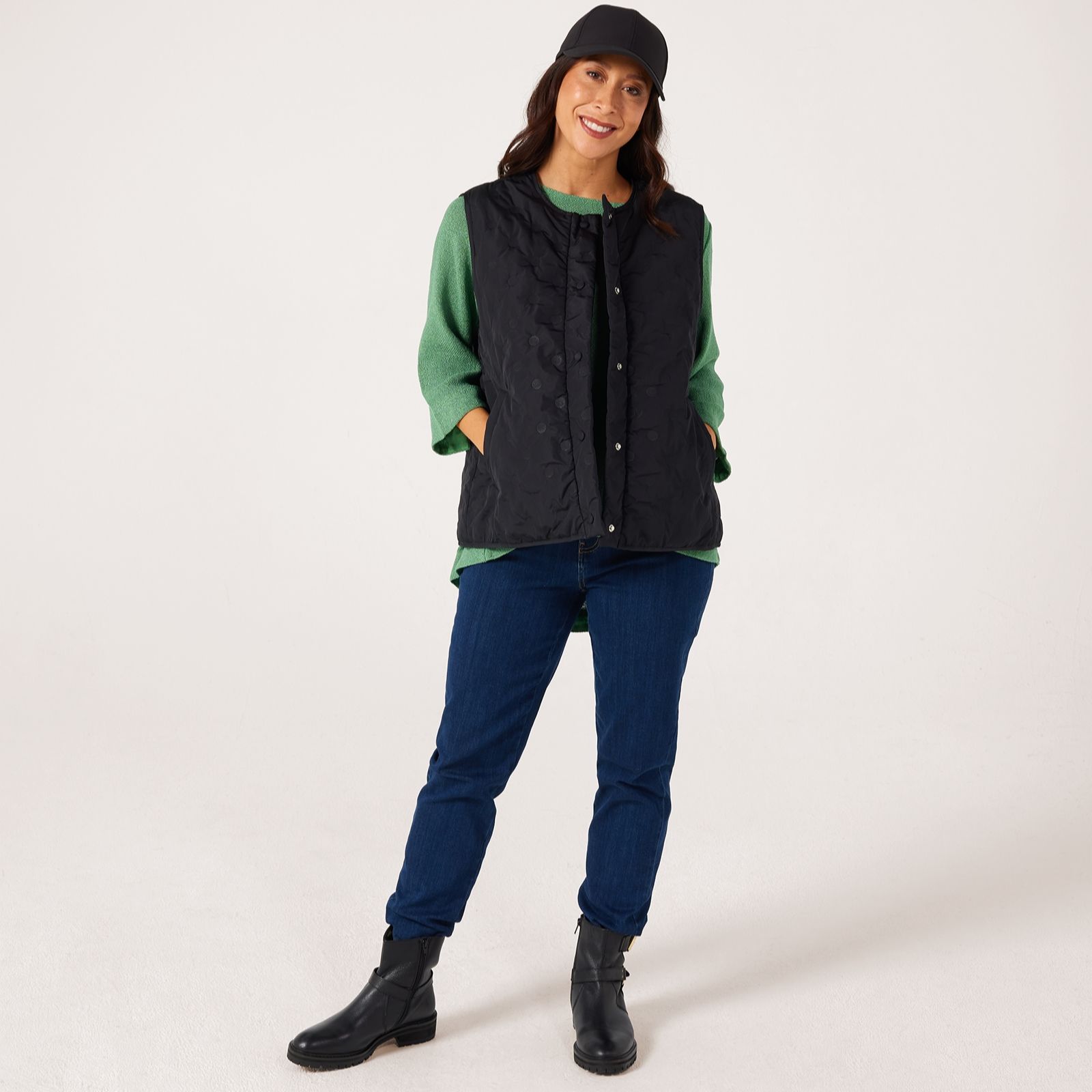 Masai Copenhagen Tutta Quilted Dot Padded Gilet