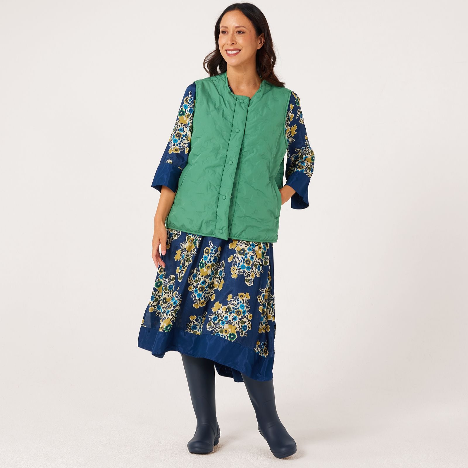 Masai Copenhagen Tutta Quilted Dot Padded Gilet