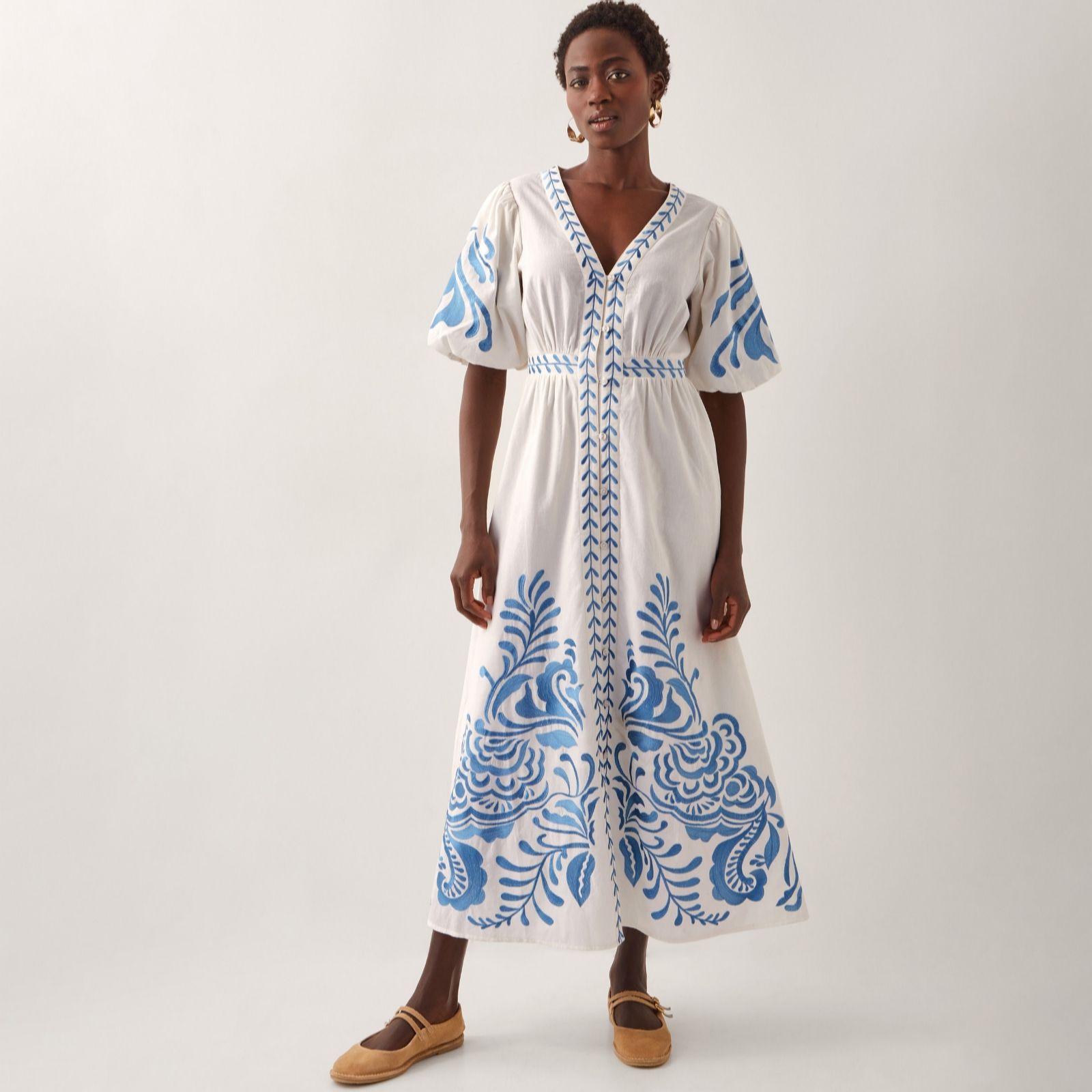Monsoon Maria Embellished Dress