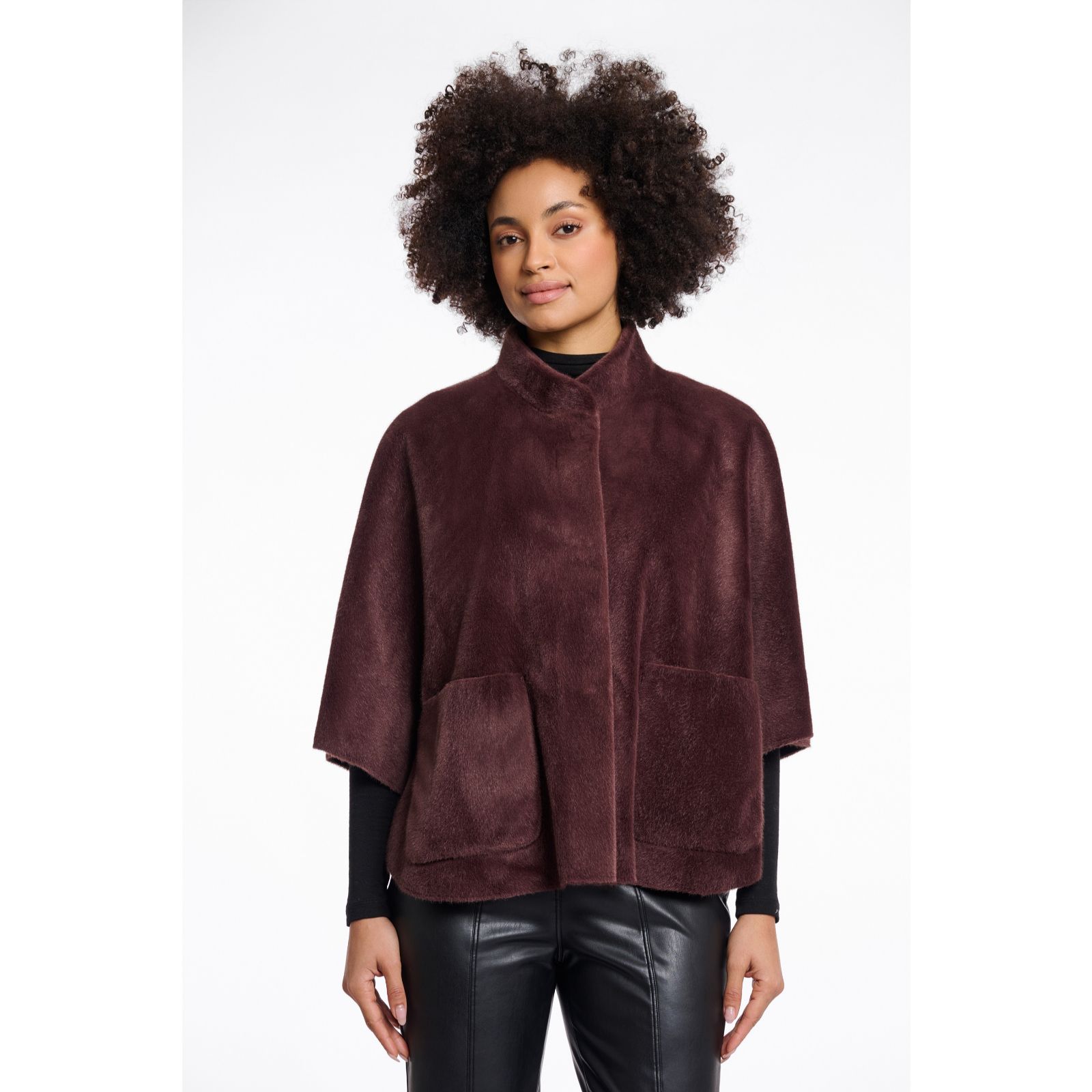 Rino & Pelle Dewi Faux Fur Cape