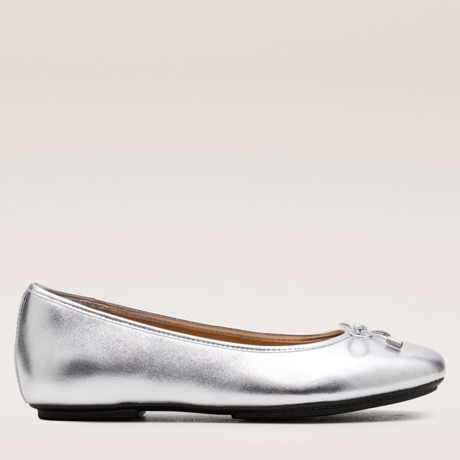 Outlet Fitflop Delicato Bow Soft Leather Ballet Flats