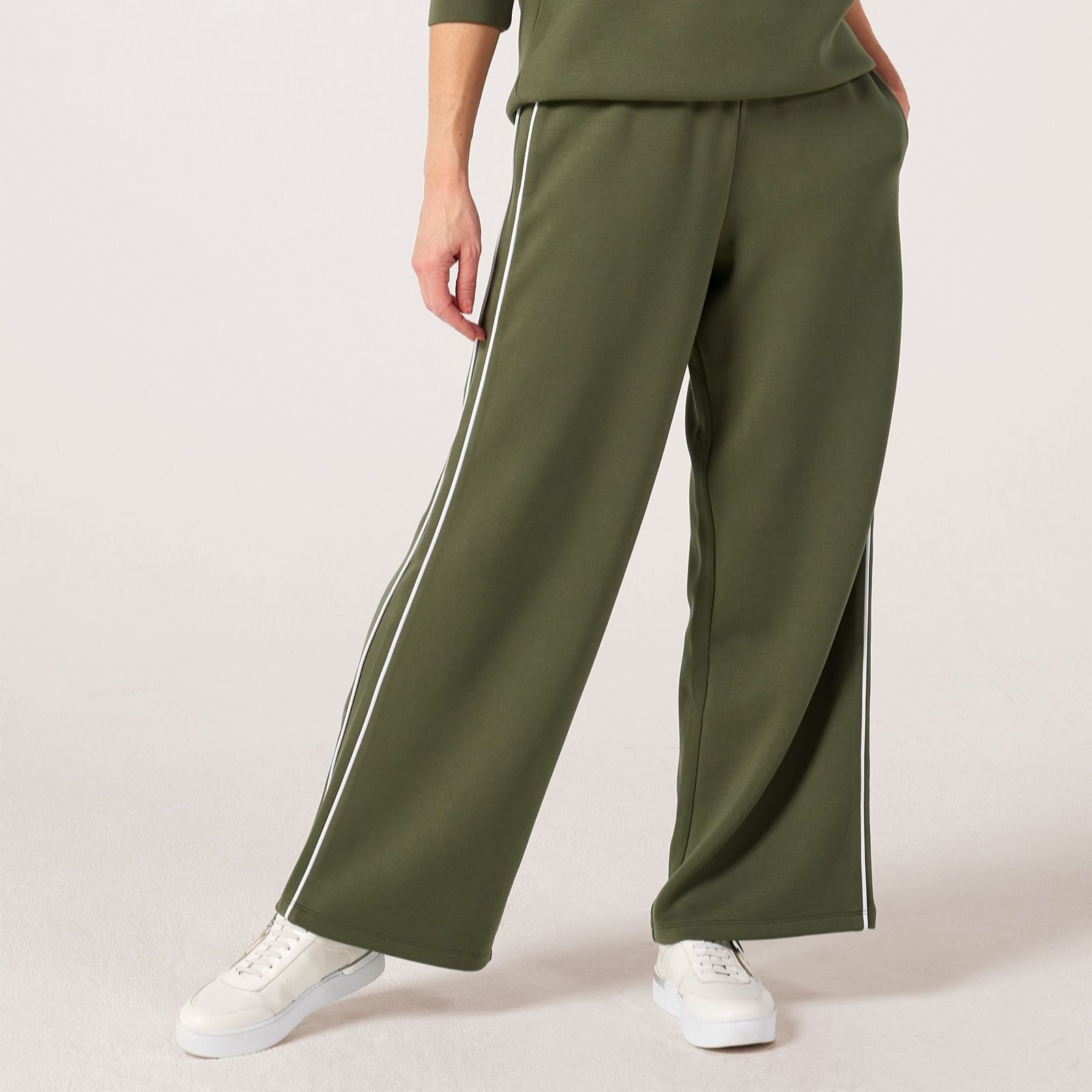 Ruth Langsford Wide Leg Trouser with Side Piping Tall