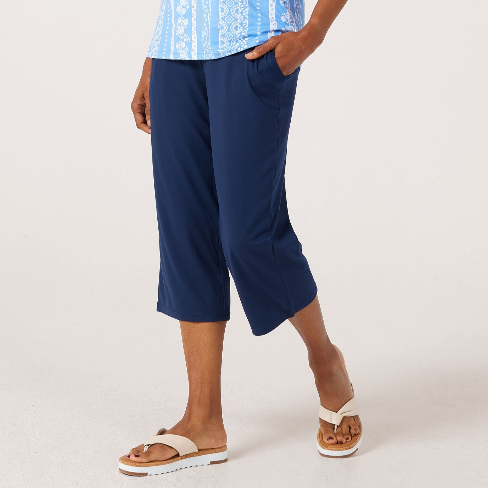 Cuddl Duds Flexwear Cropped Pant