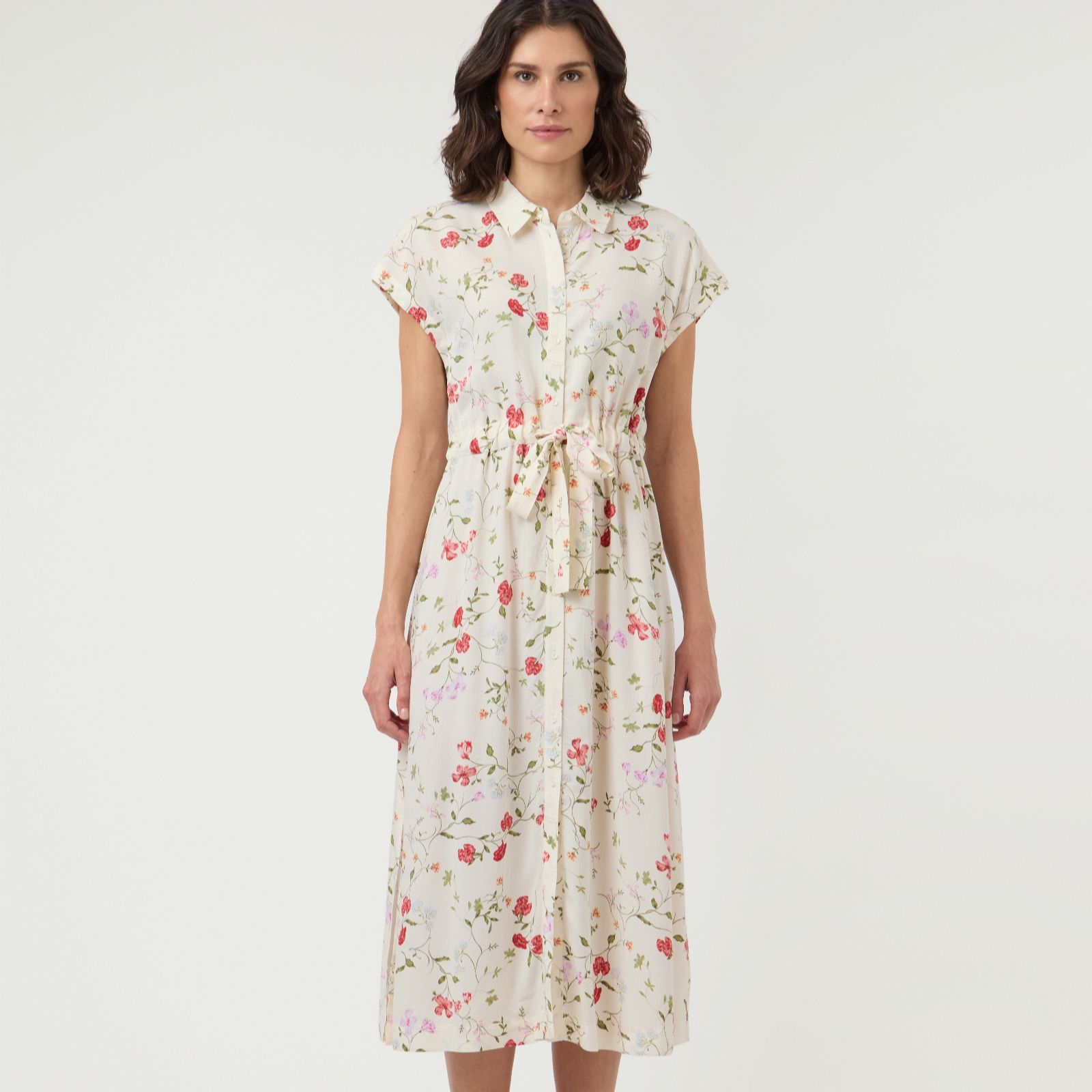 YAS Asina Belted Midi Dress