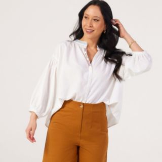 Orfeo Paris Daniele 3/4 Sleeve Blouse