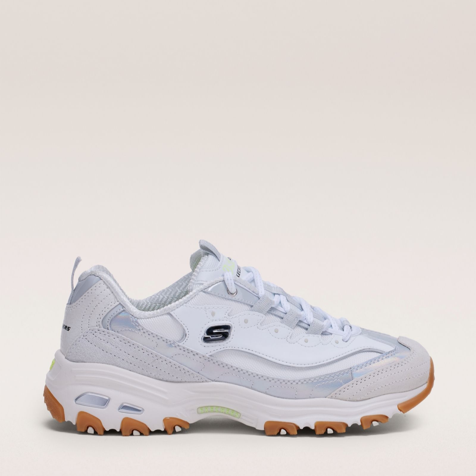 Outlet Skechers D'Lites Dazzling Shine Lace Up Trainer