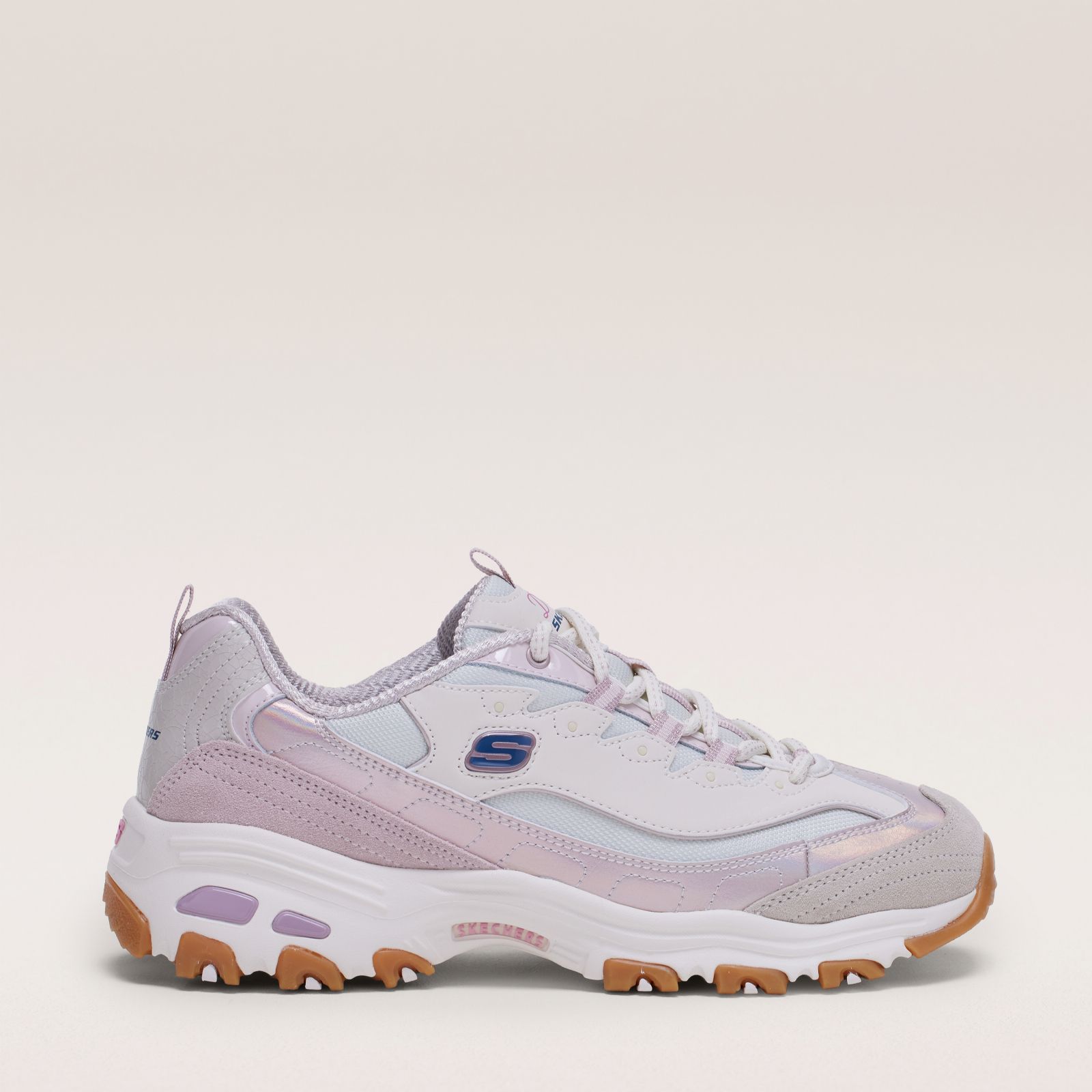 Outlet Skechers D'Lites Dazzling Shine Lace Up Trainer